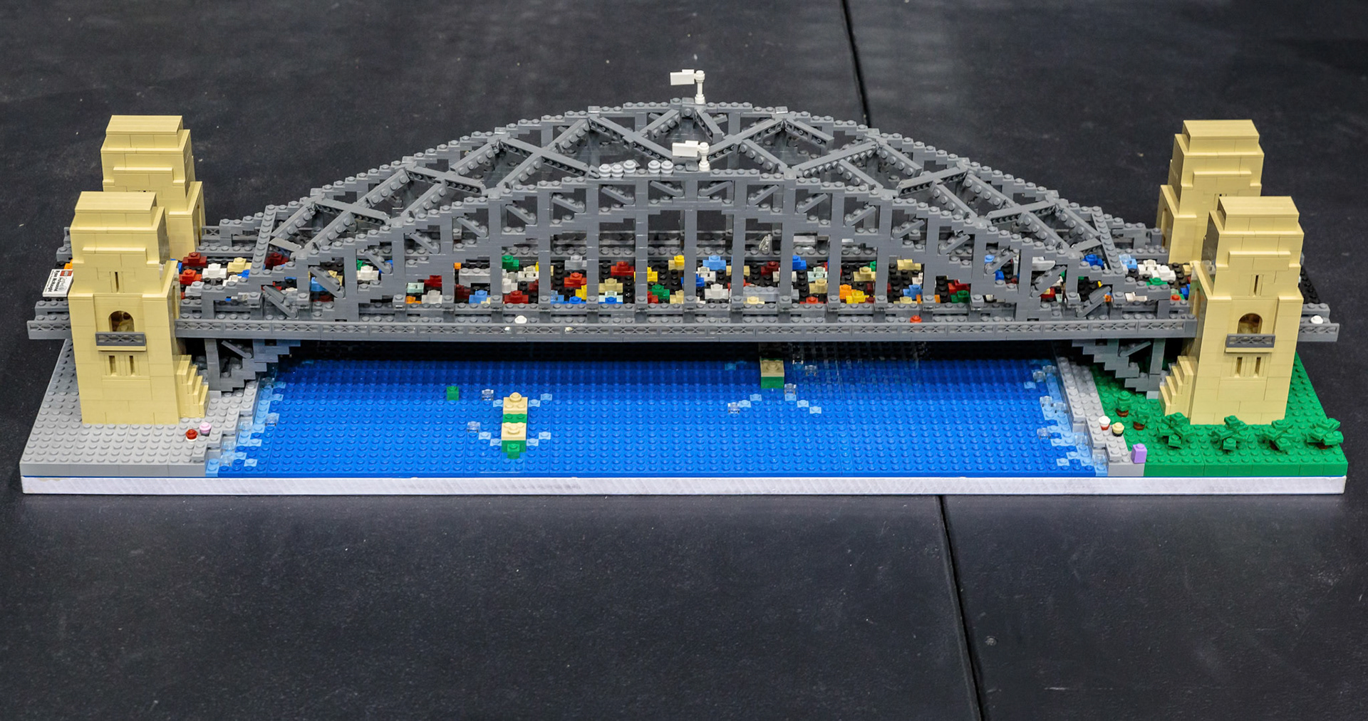 Sydney Harbour Bridge Lego Creation at the Brickman Experience at the Gold Coast, Australia