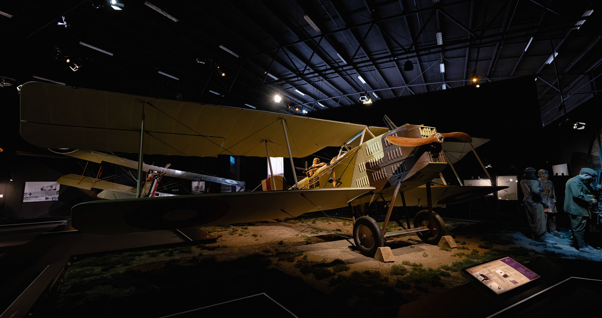 Breguet 14.A2 at Omaka Aviation Heritage Centre in Blenheim, New Zealand
