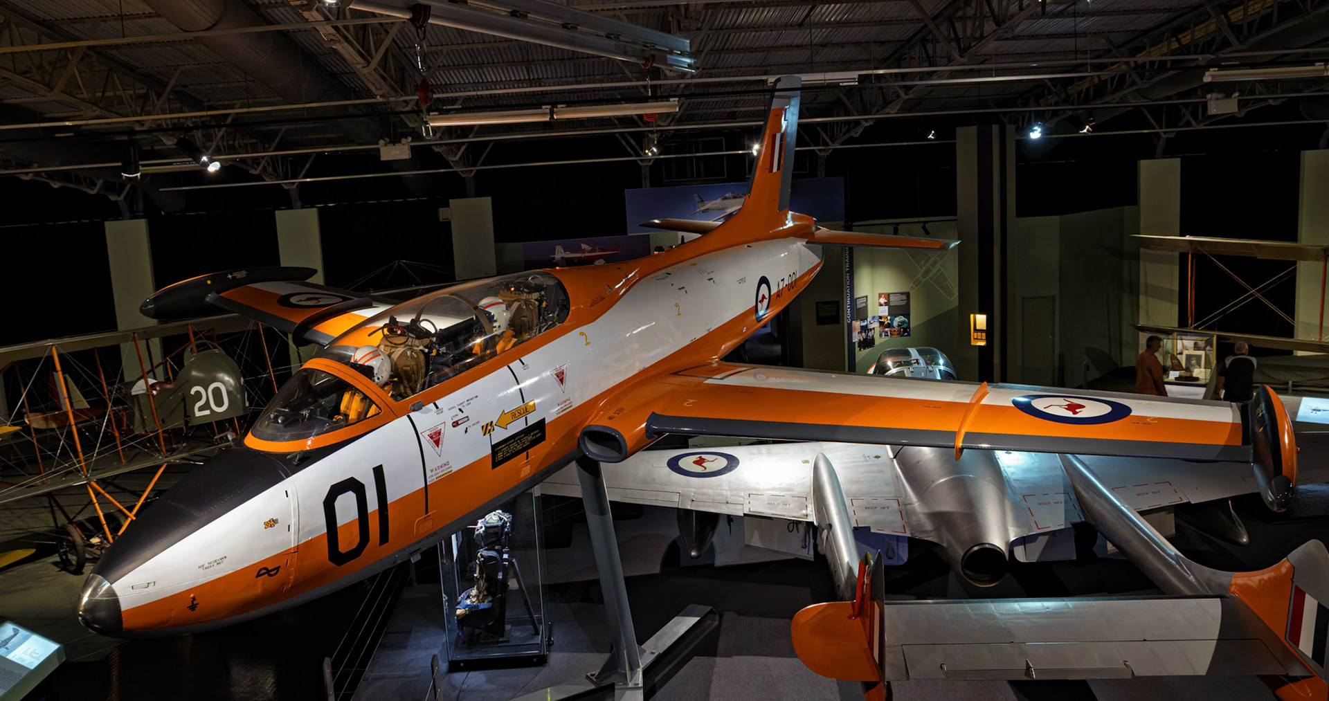 Aermacchi MB326H at the RAAF Museum Point Cook in Victoria, Australia