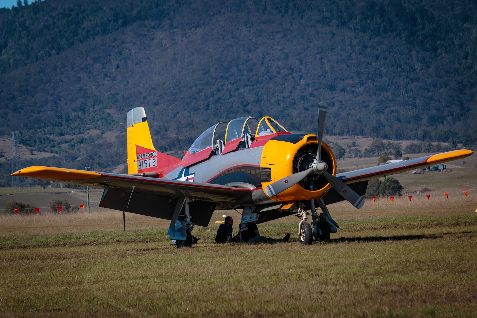 T-28 at the Brisbane Valley Airshow 2016