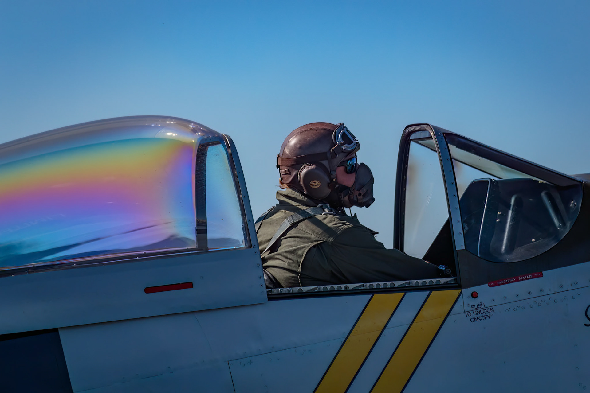 P51 Mustang at the Brisbane Valley Airshow 2016