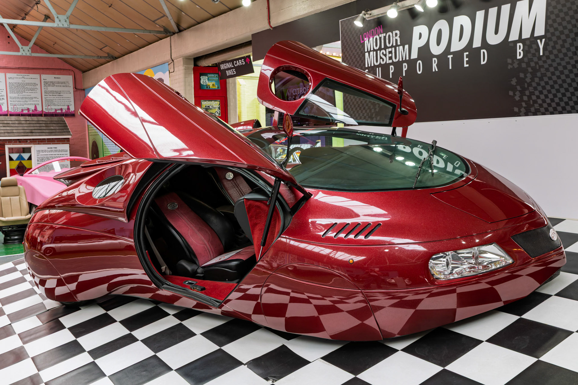 2008 Extra Terrestrial Vehicle (ETV) at the London Motor Museum, England