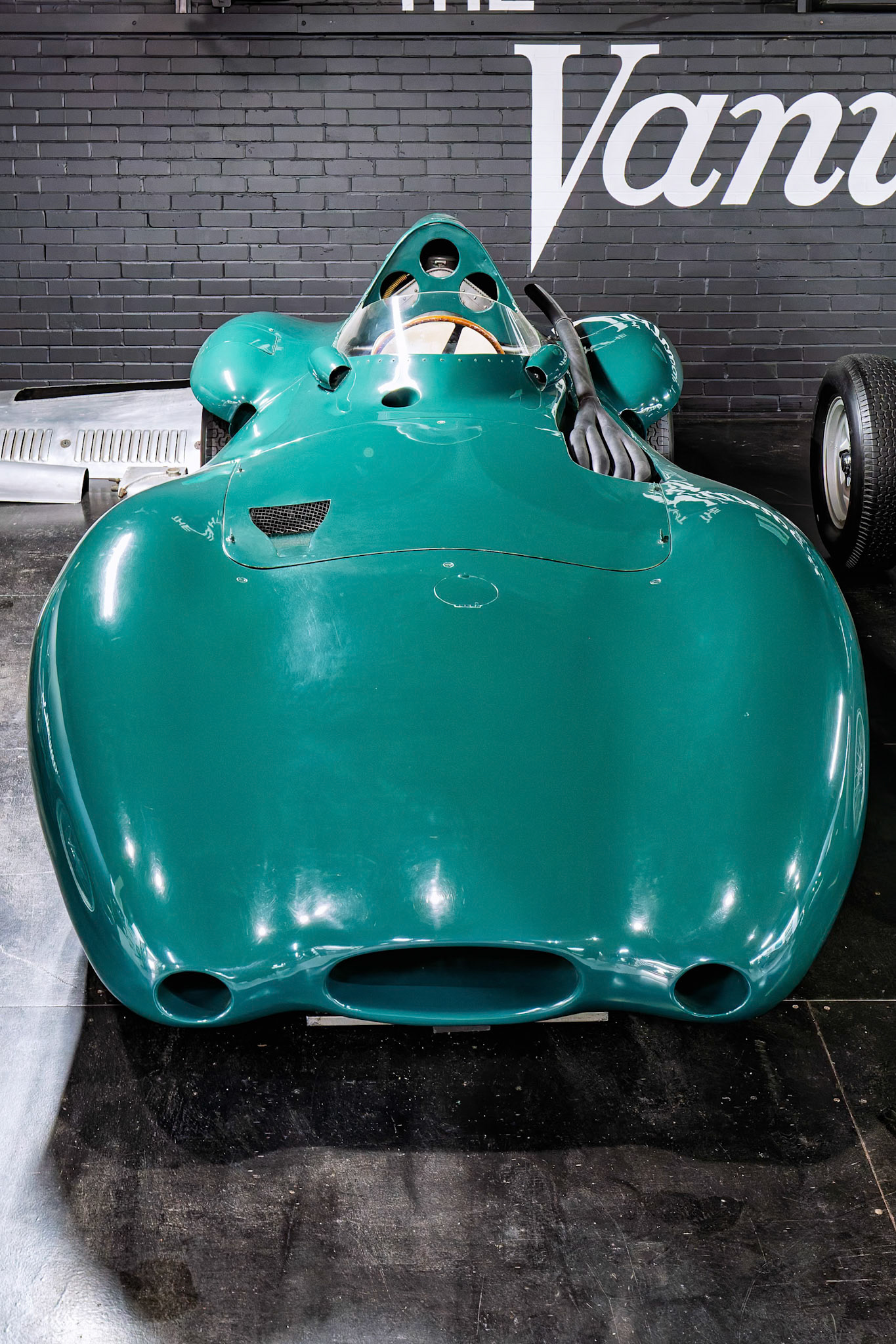 1955 Vanwall VW6 Streamliner at Donington Park Museum, England