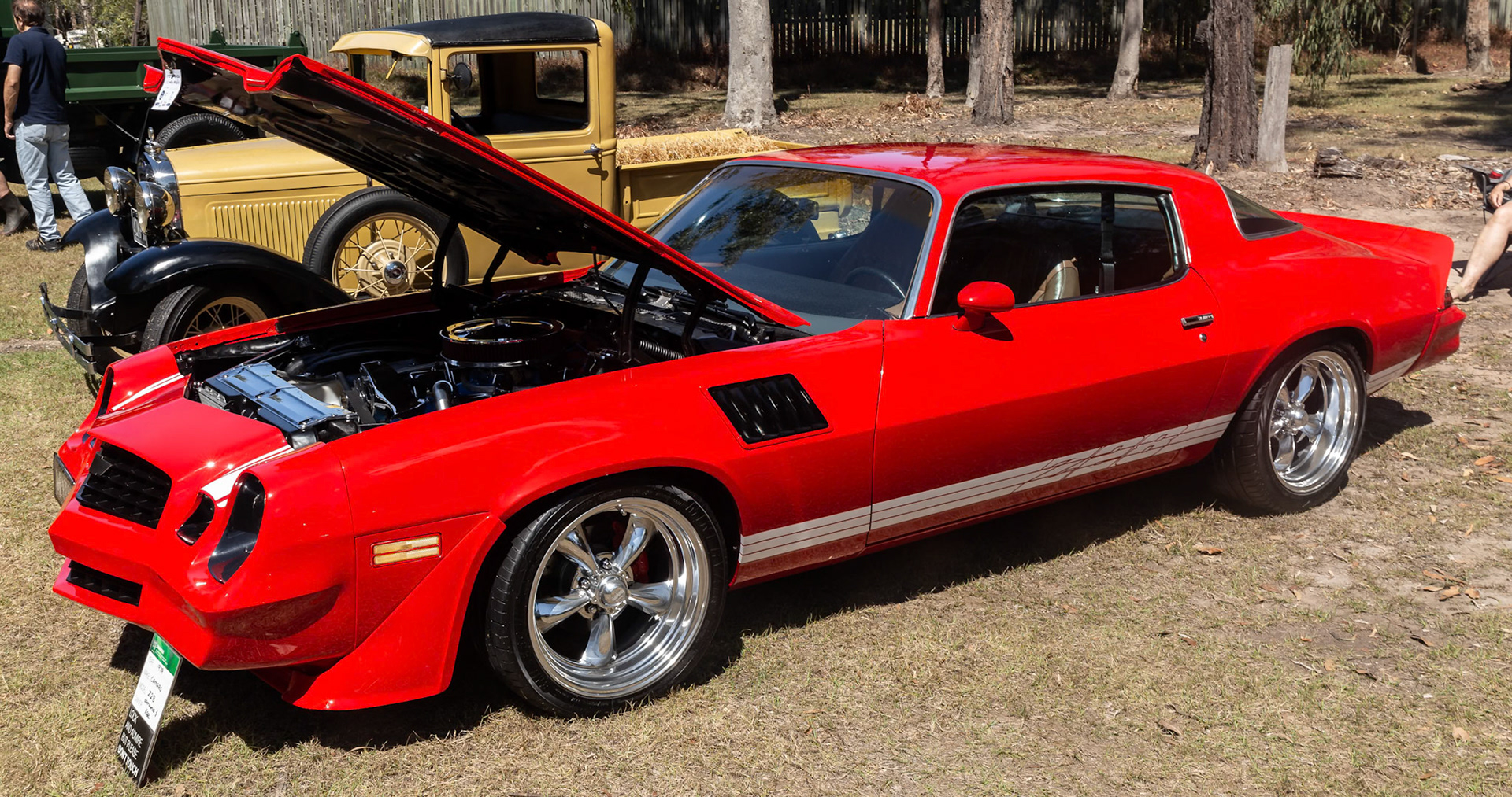 1979 Chevy Camaro at the Forestdale Carshow in Forestdale, Australia. 2018