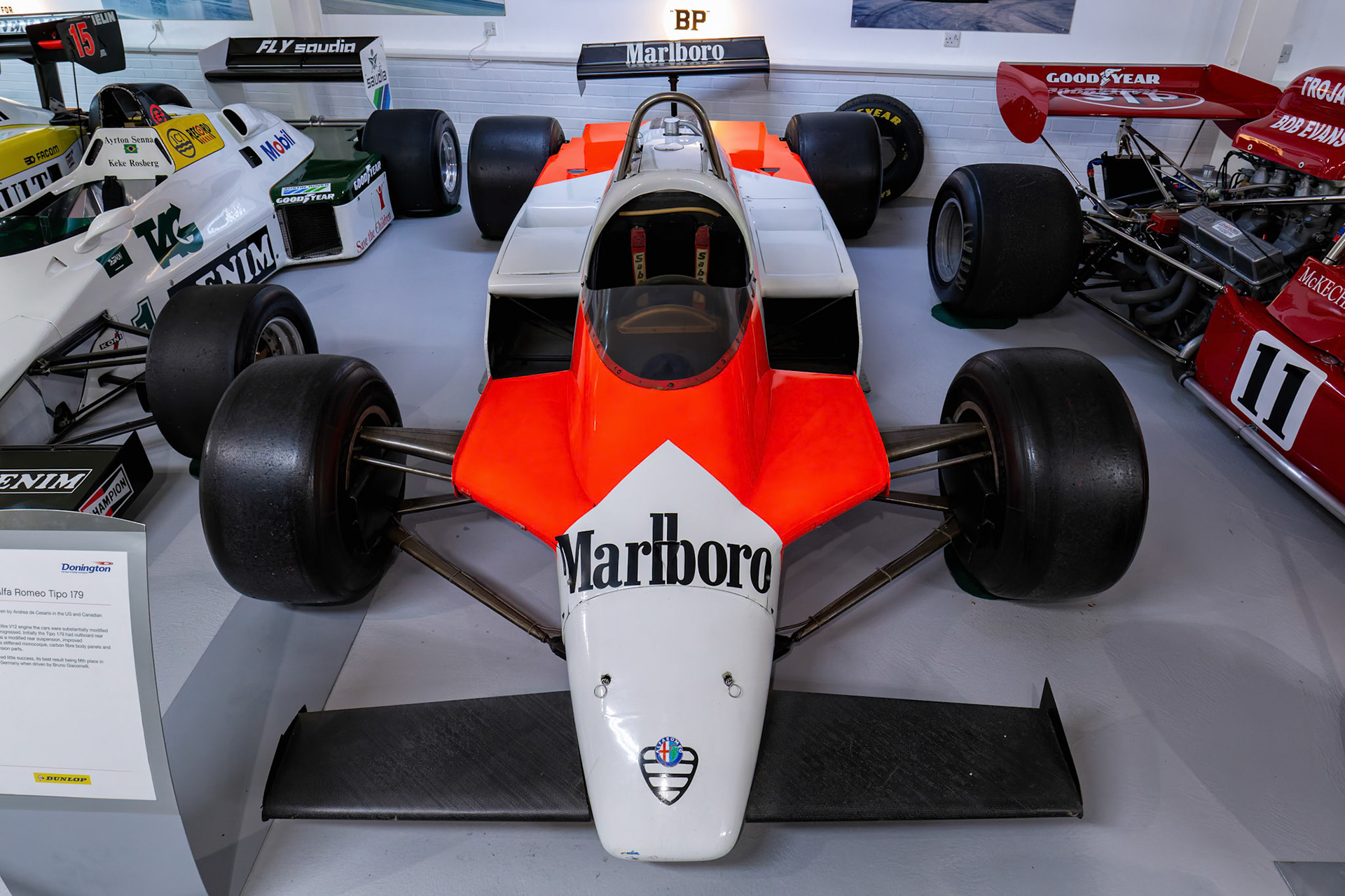 1980 Alfa Romeo Tipo 179 Formula 1 car at Donington Park Museum, England
