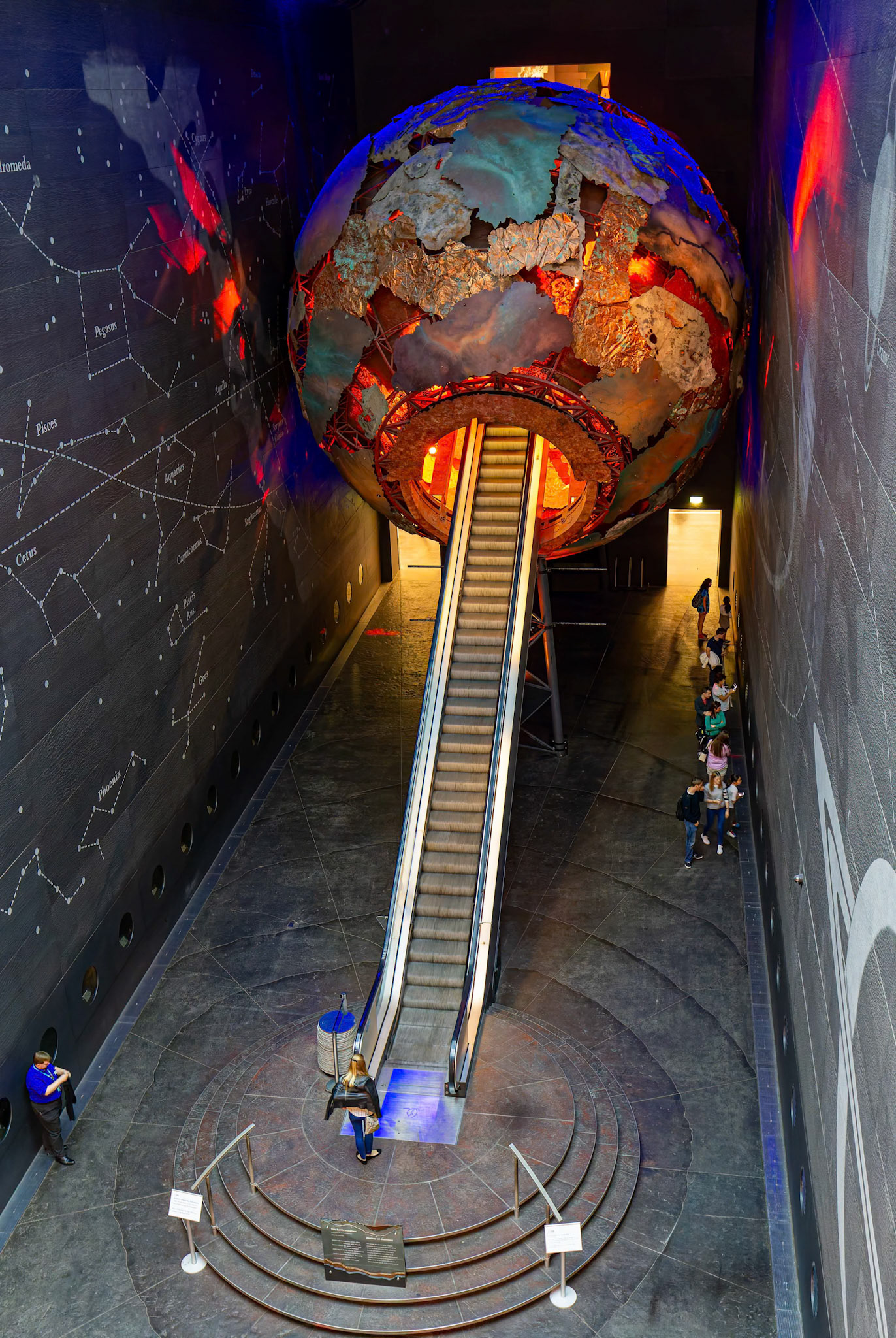 Earth Hall at the Natural History Museum in London, England