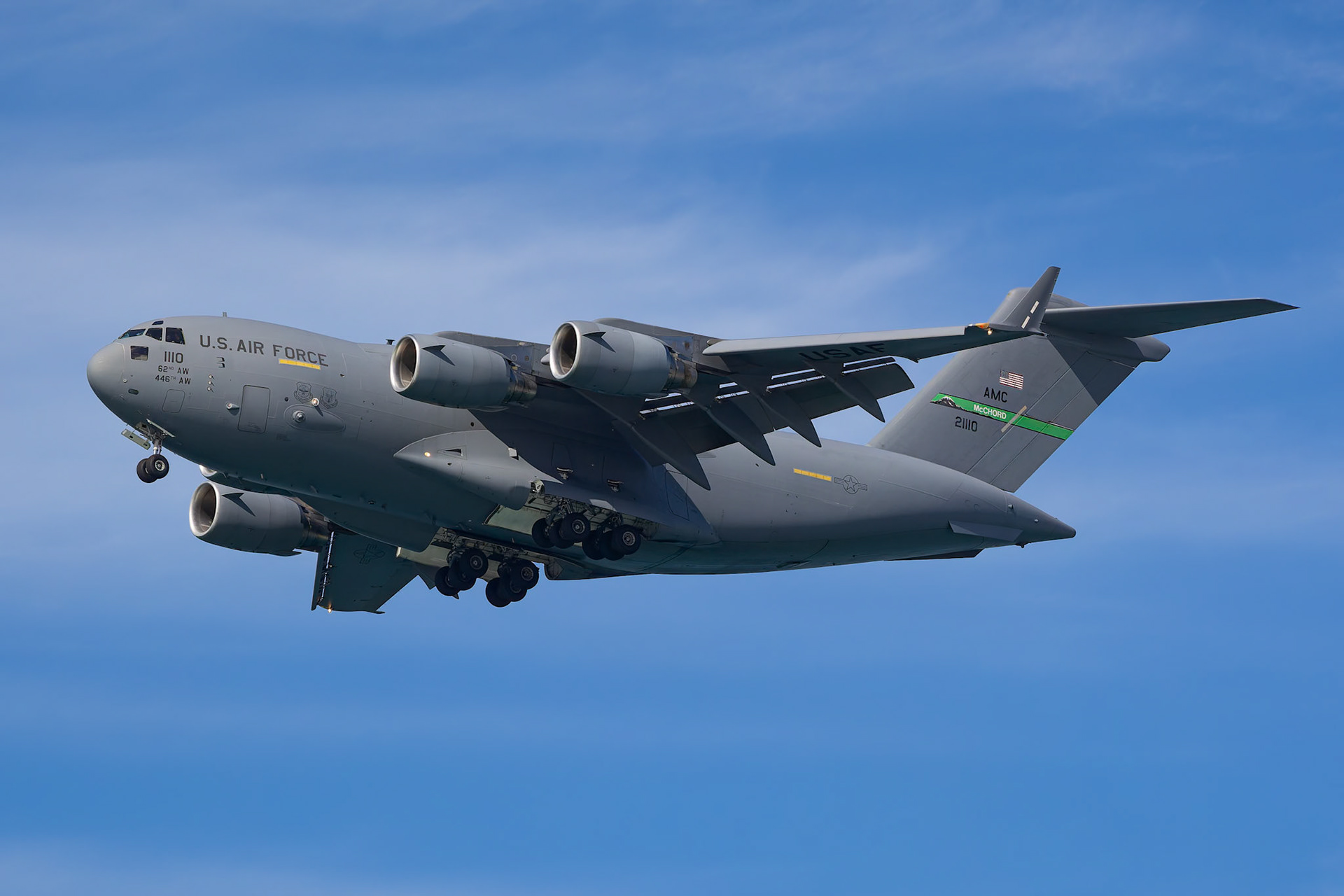 United States Airforce C-17 Display on display at the Pacific Airshow on the Gold Coast, Australia