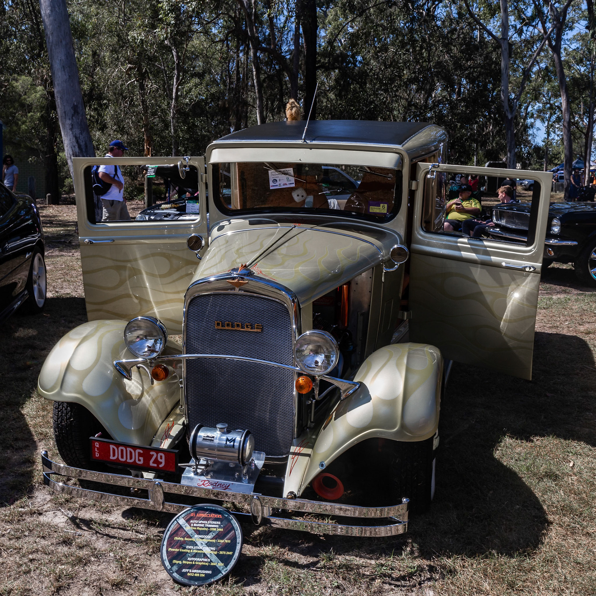 1929 Dodge Hotrod at the Forestdale Carshow in Forestdale, Australia. 2018
