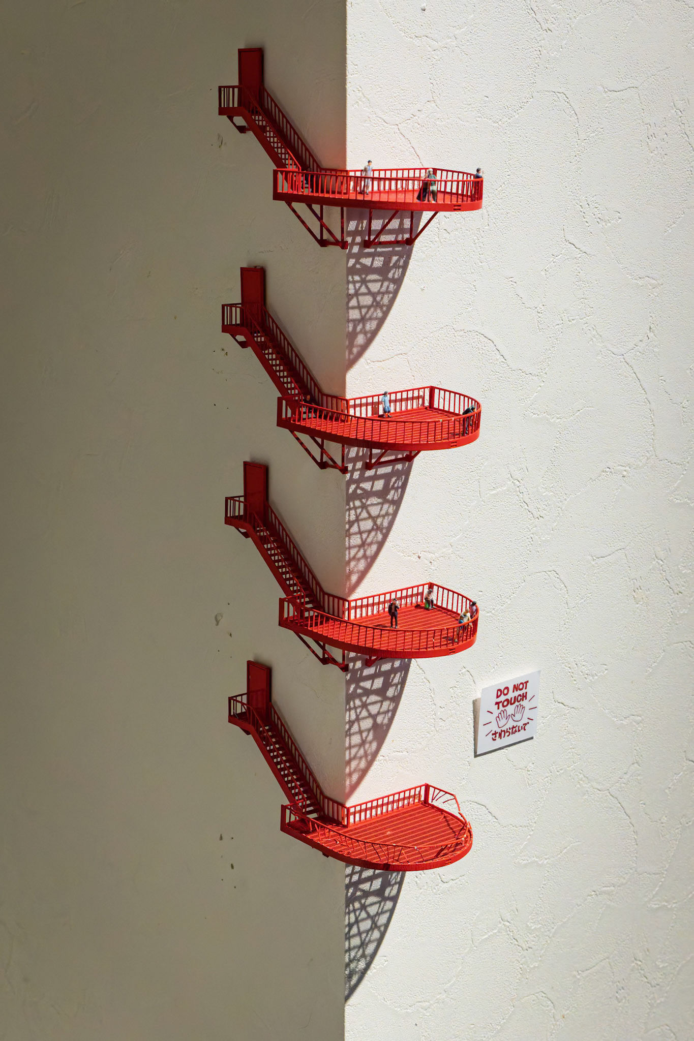 Miniature display at Small Worlds Miniature Museum in Tokyo, Japan