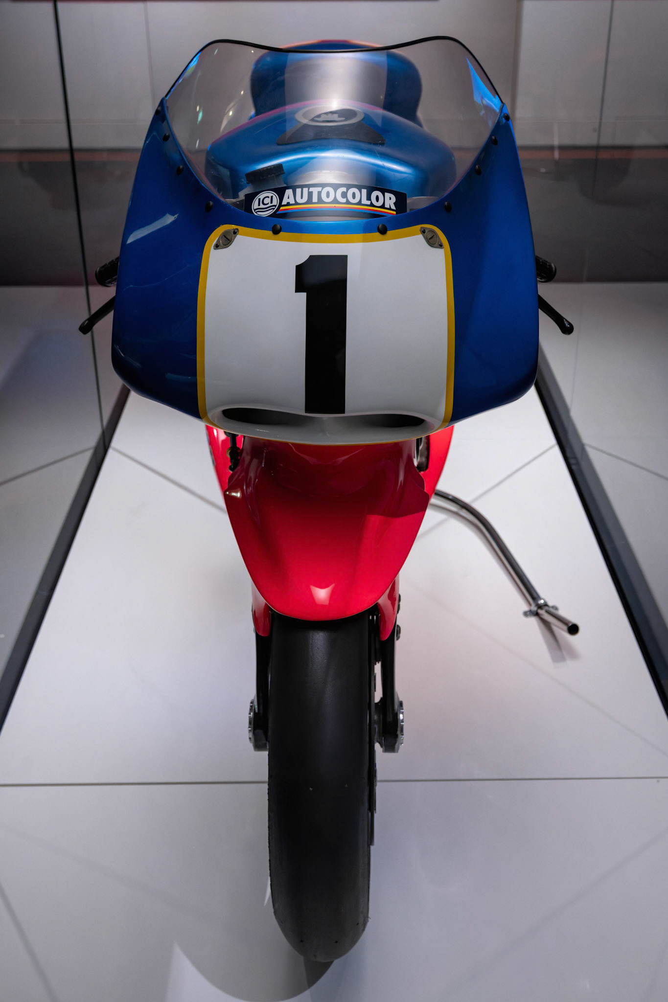 The John Britten, Britten V1000 on display at Museum of New Zealand Te Papa Tongarewa in Wellington, New Zealand