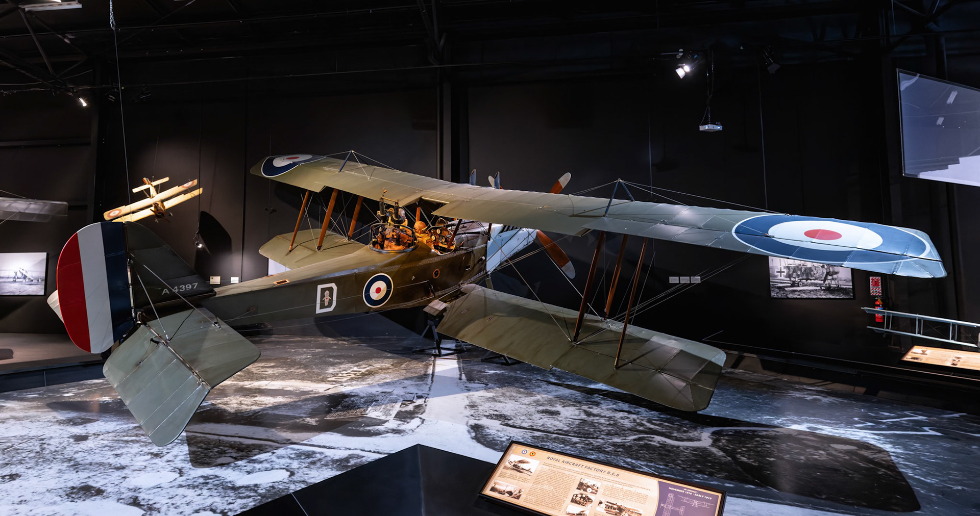 Royal Aircraft Factory RE8 at Omaka Aviation Heritage Centre in Blenheim, New Zealand