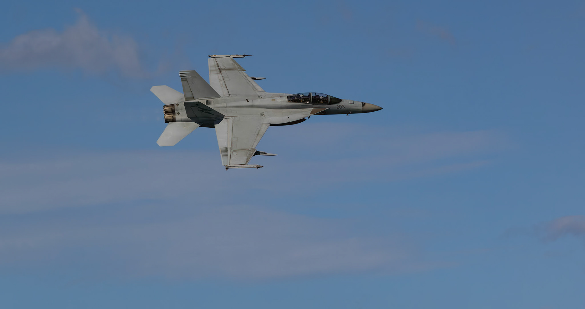 RAAF FA-18 Super Hornet (203) Handling Display at the Pacific Airshow on the Gold Coast, Australia