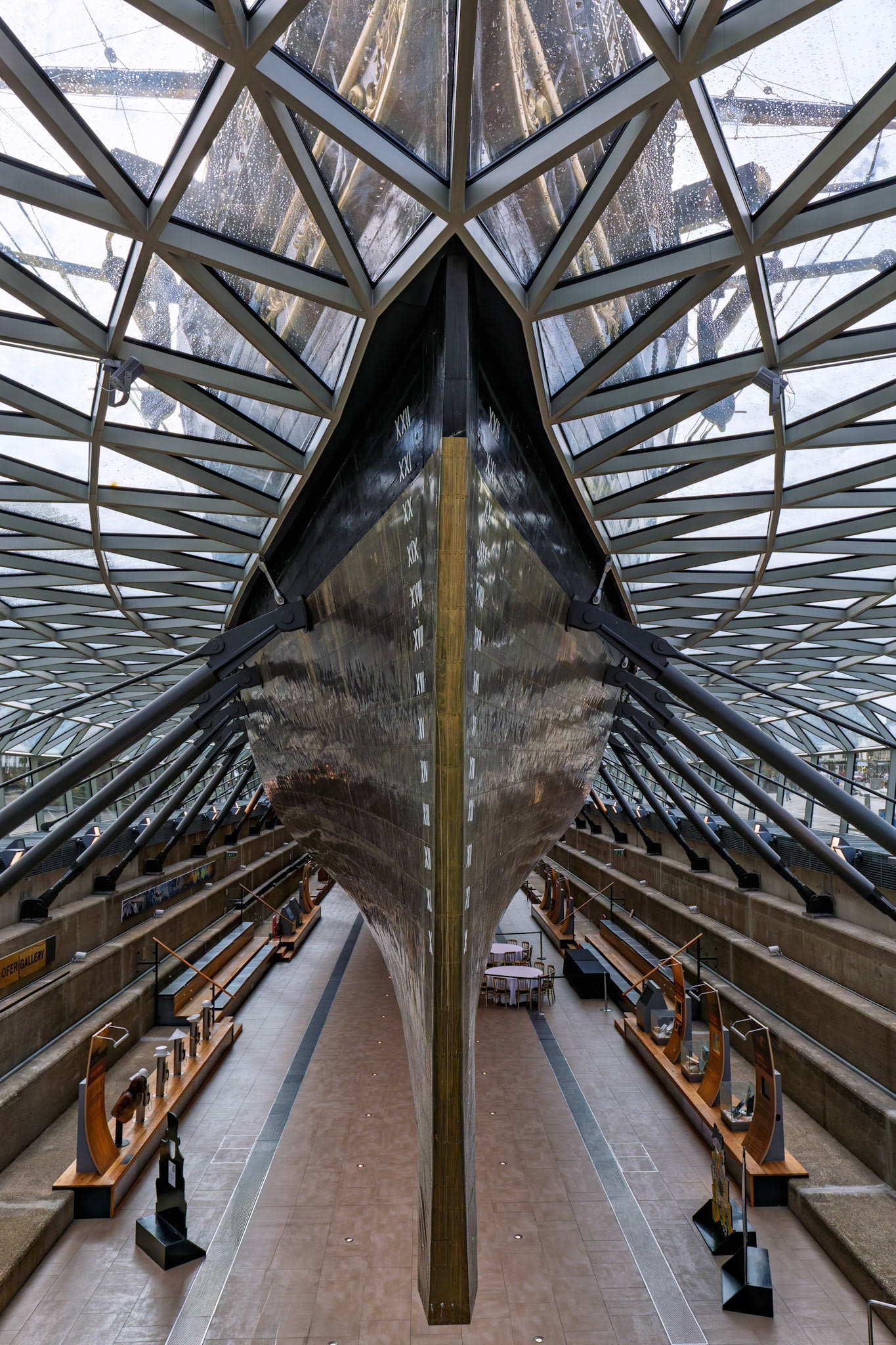 Under the Cutty Sark at King William Walk in London,  United Kingdom
