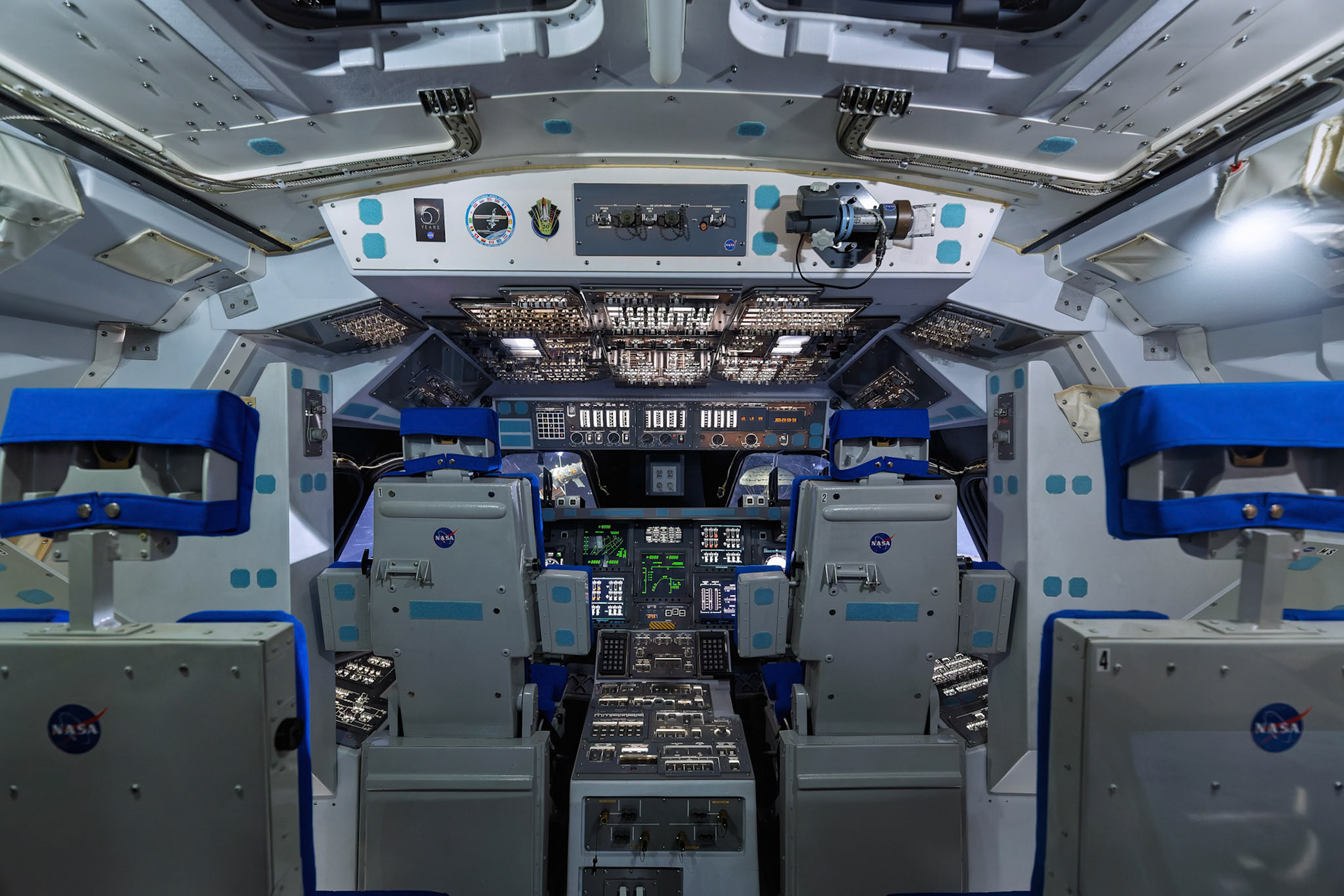 A display from the exhibition NASA – A Human Adventure' to celebrate the 50th anniversary of the Moon landing at the Queensland Museum, Australia