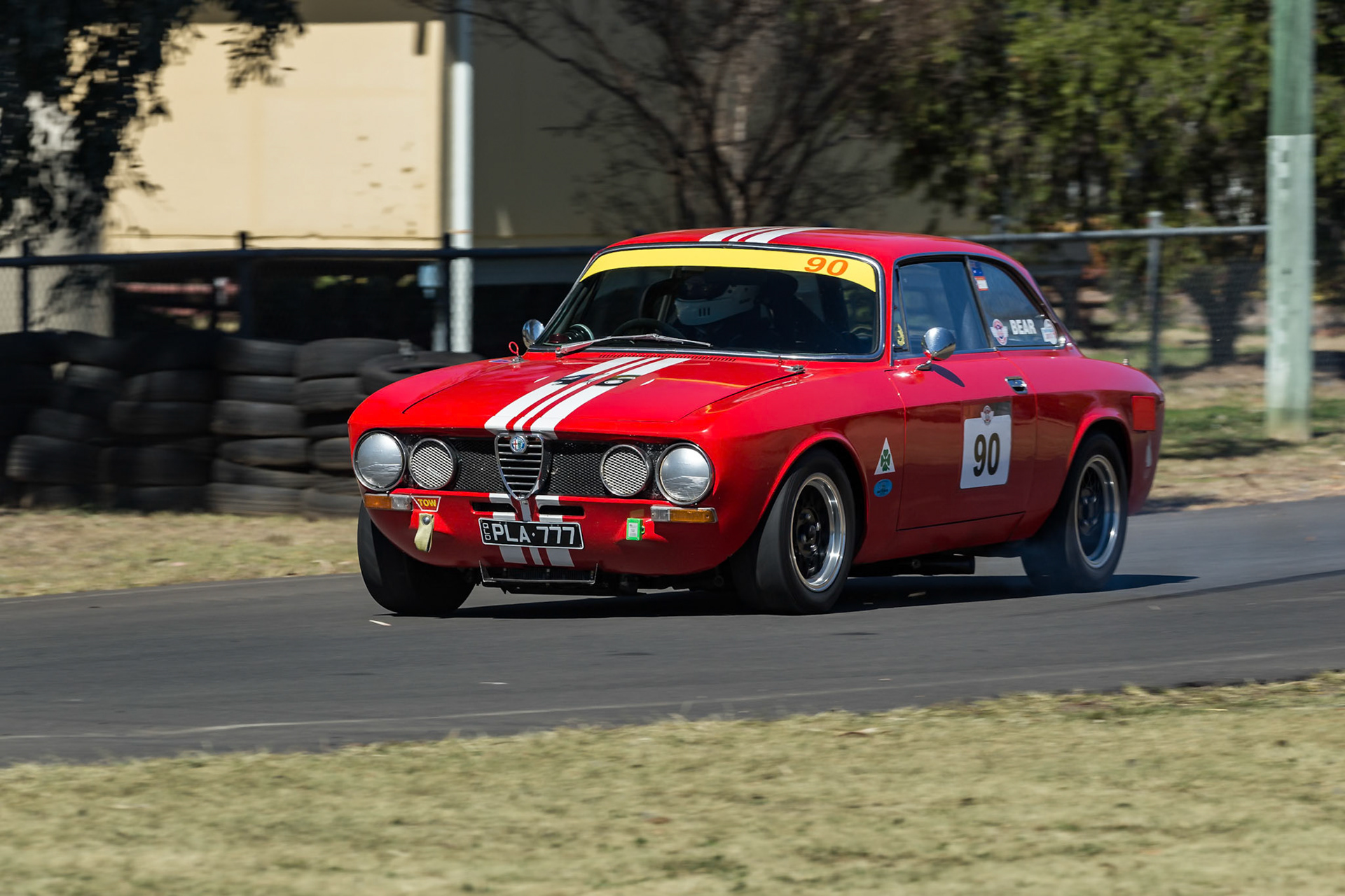 Car 90 - 1971 Alfa Romeo GTV, driven by Bob Bear at the Leyburn Sprints, Australia