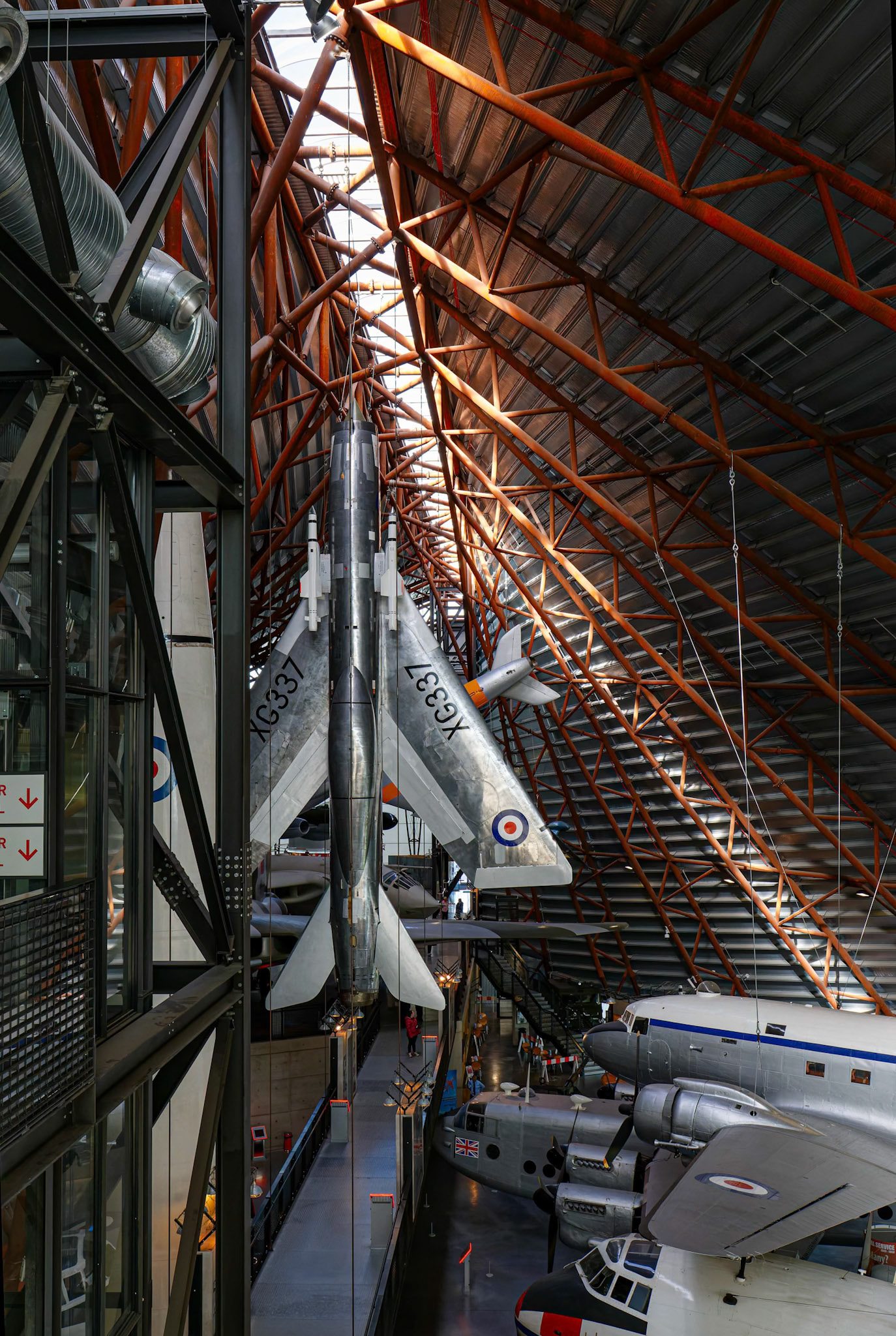 BAC Lightning on display at the Royal Air Force Museum Midlands in Cosford, United Kingdom