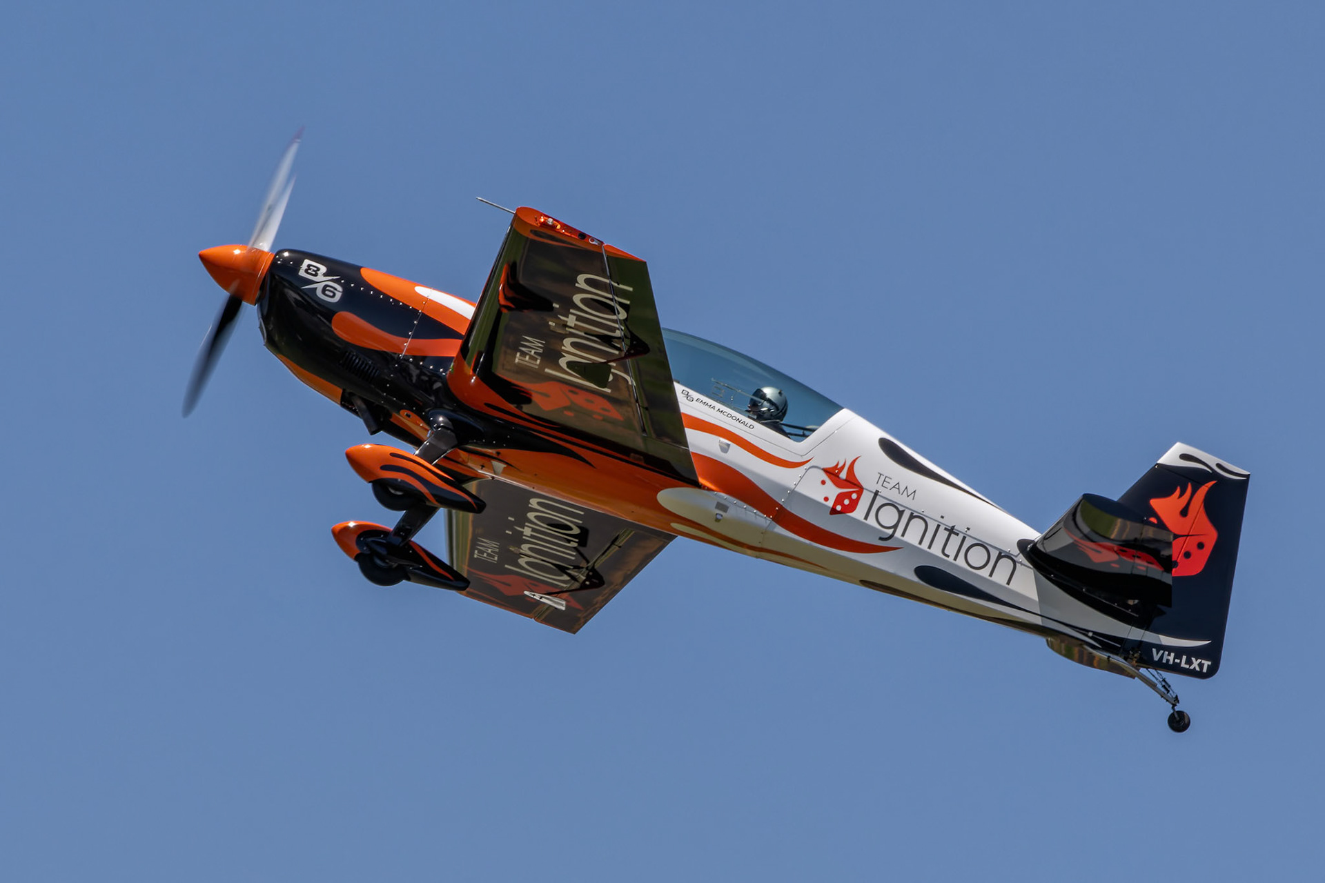 Extra EA 300L [VH-LXT] at Archerfield Airport, Australia