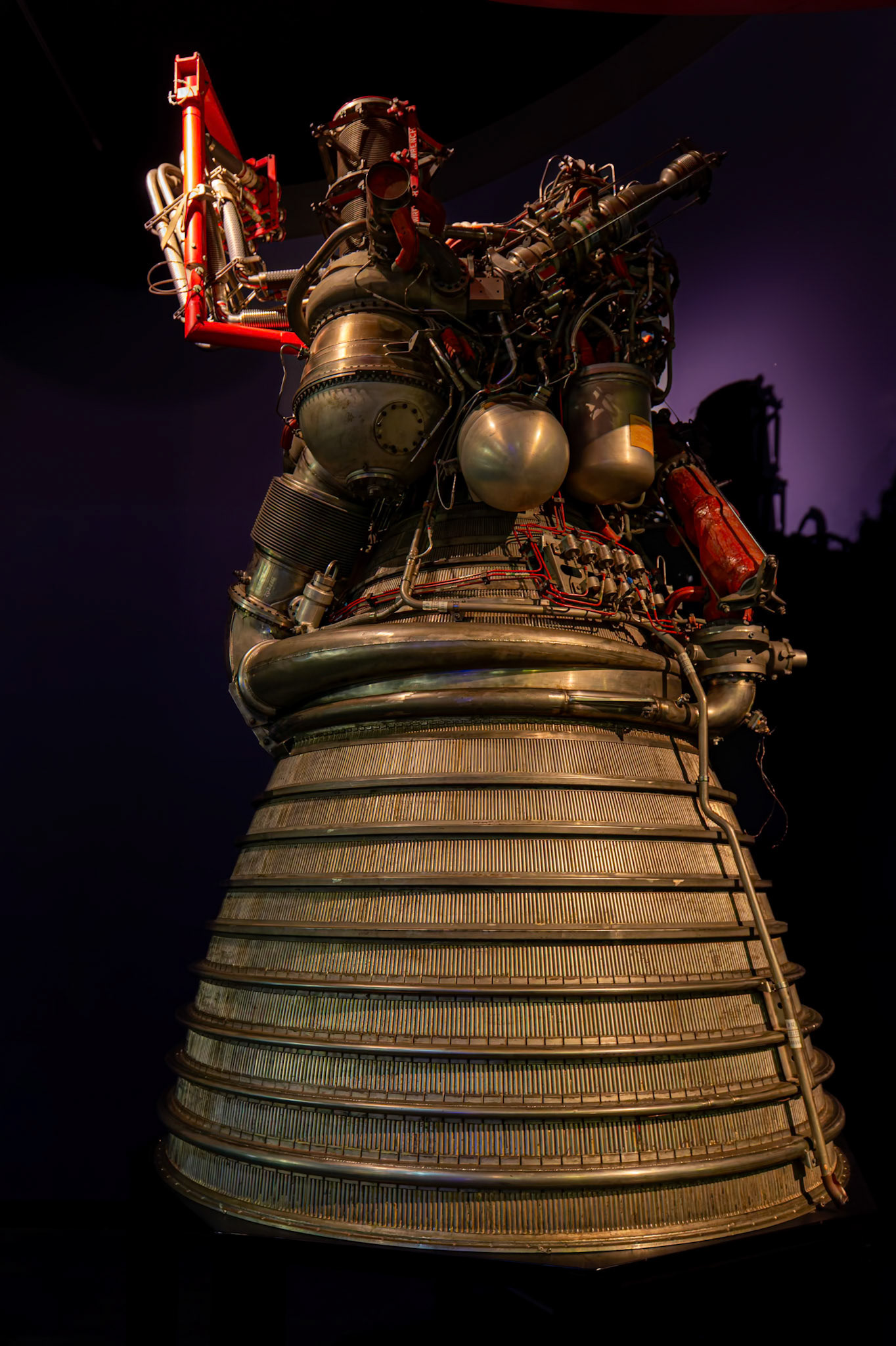 J2 Rocket Engine display in the Science Museum, London