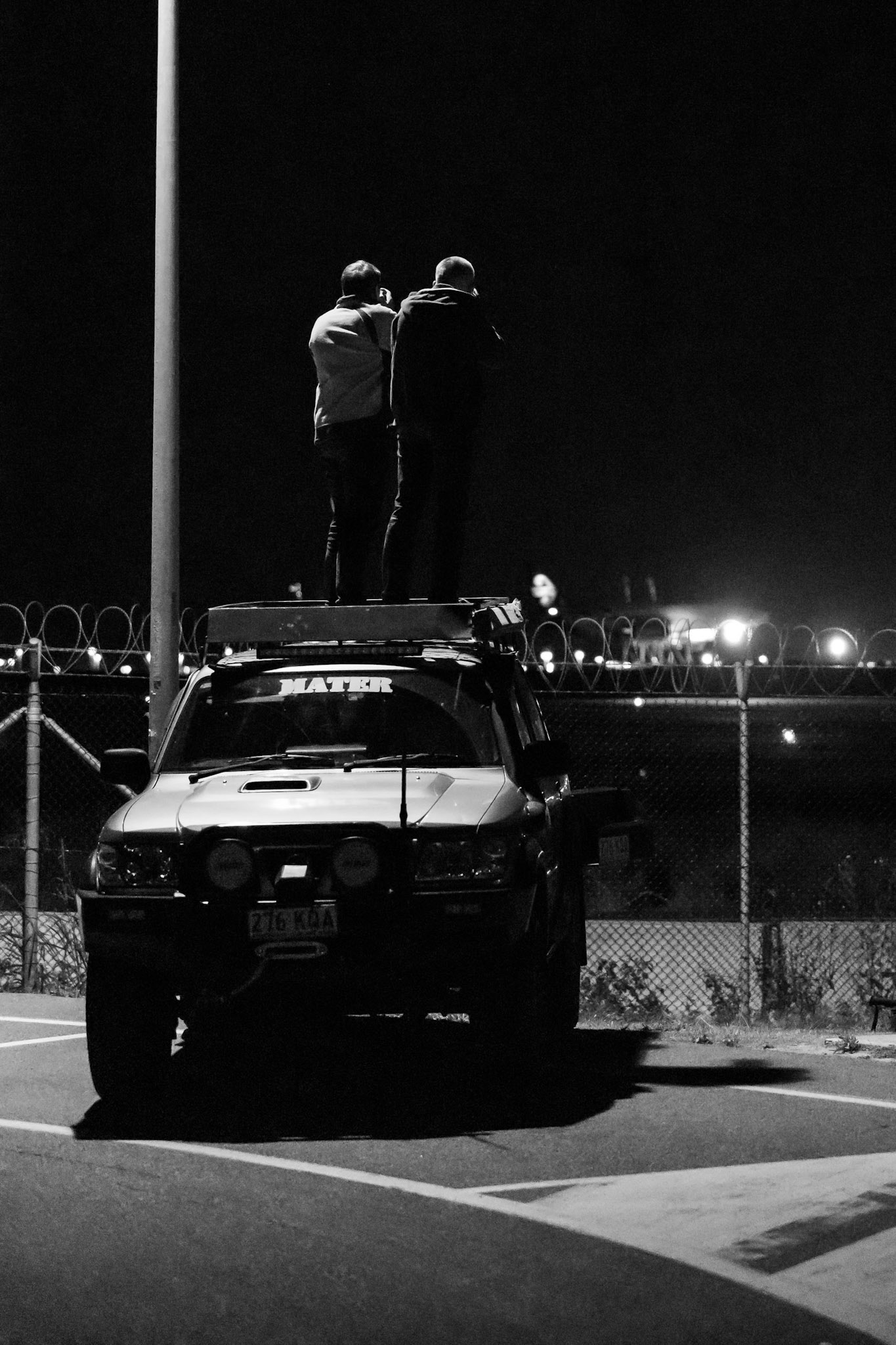 Anything for the shot at Brisbane Airport, Australia
