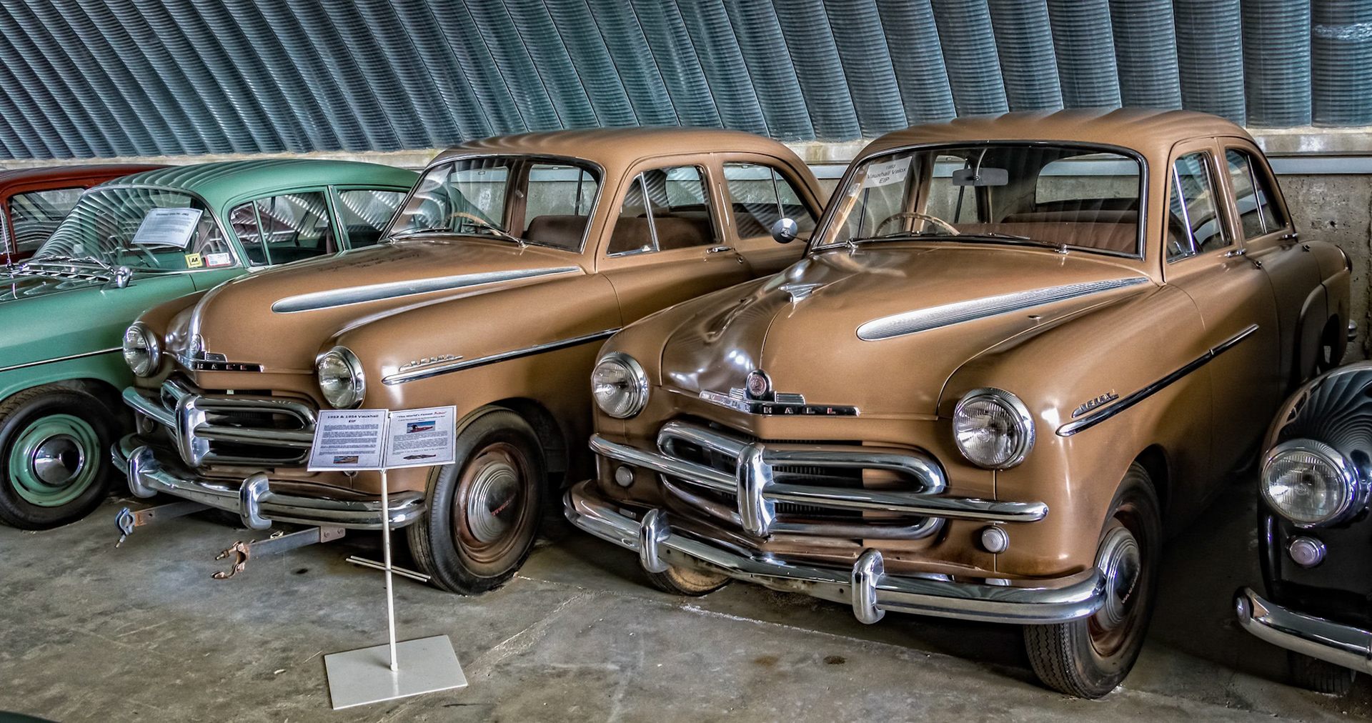 1953/54 Vauxhall EIP79 Honda CB650 Police Special at National Toy and Transport Museum in Wanaka, New Zealand
