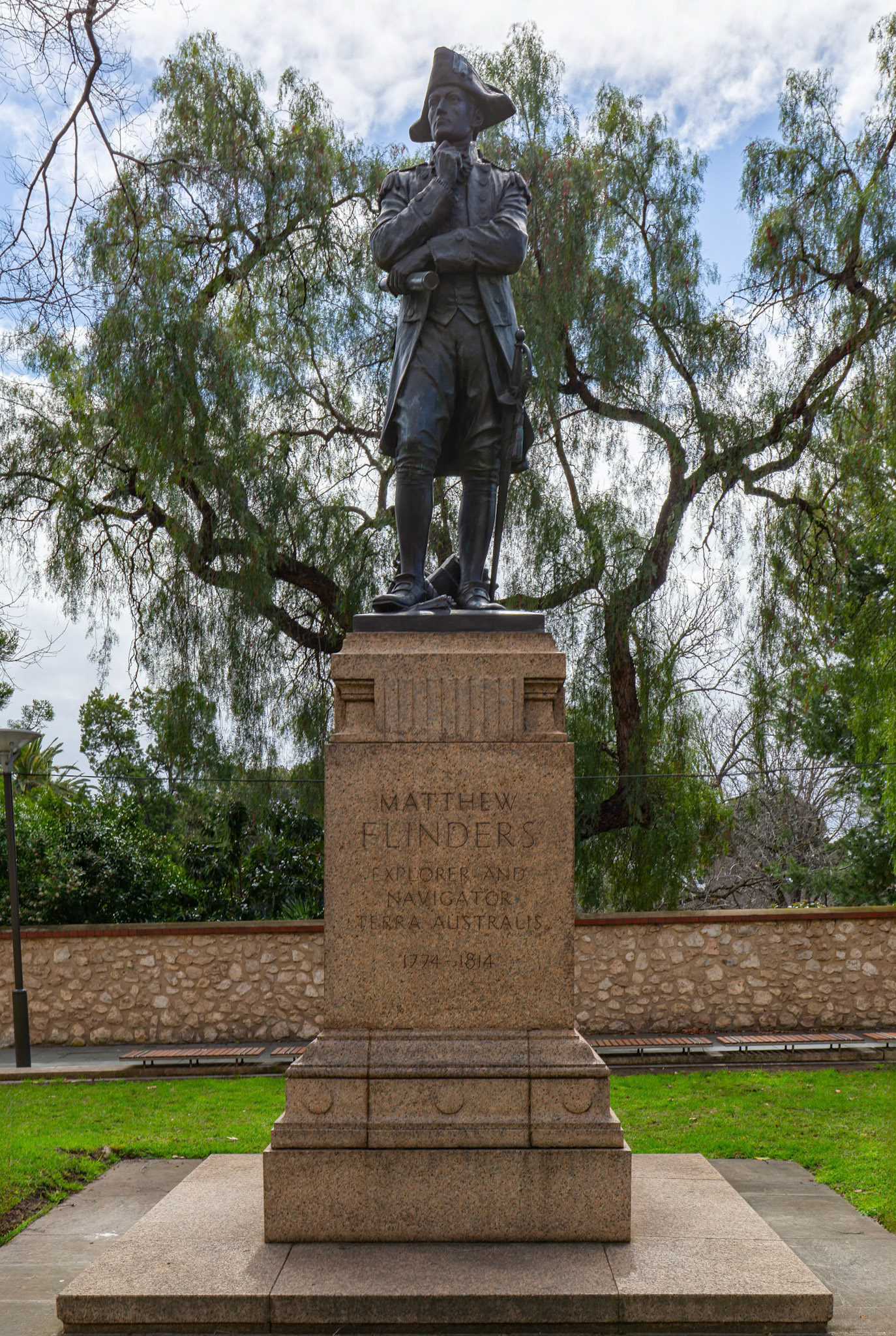 Matthew Flinders Memorial in Adelaide, South Australia, Australia