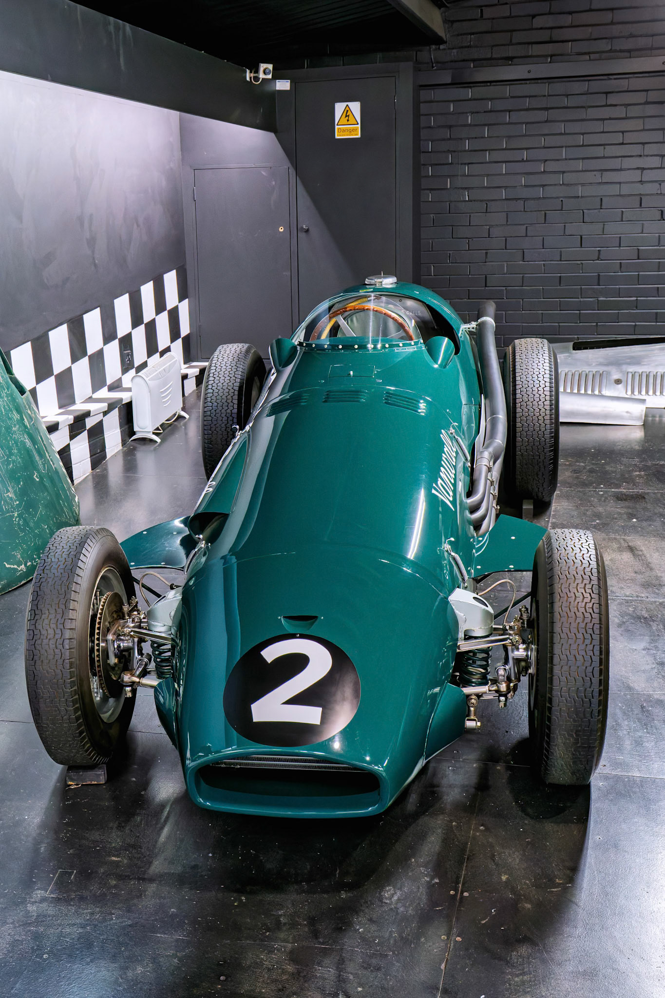 1955 Vanwall VW2 Car at Donington Park Museum, England