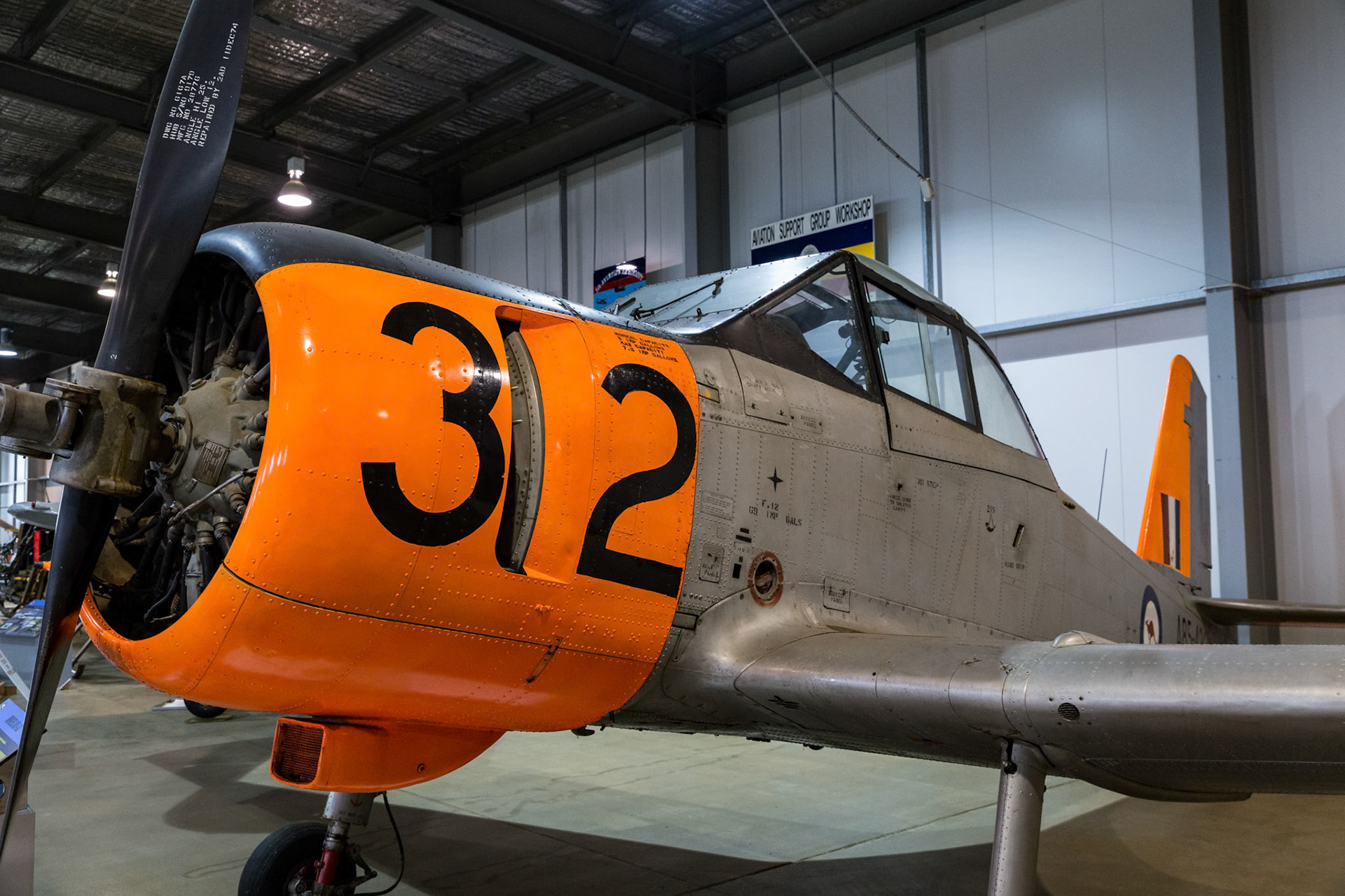 Winjeel A85-432 at the Australian Army Flying Museum