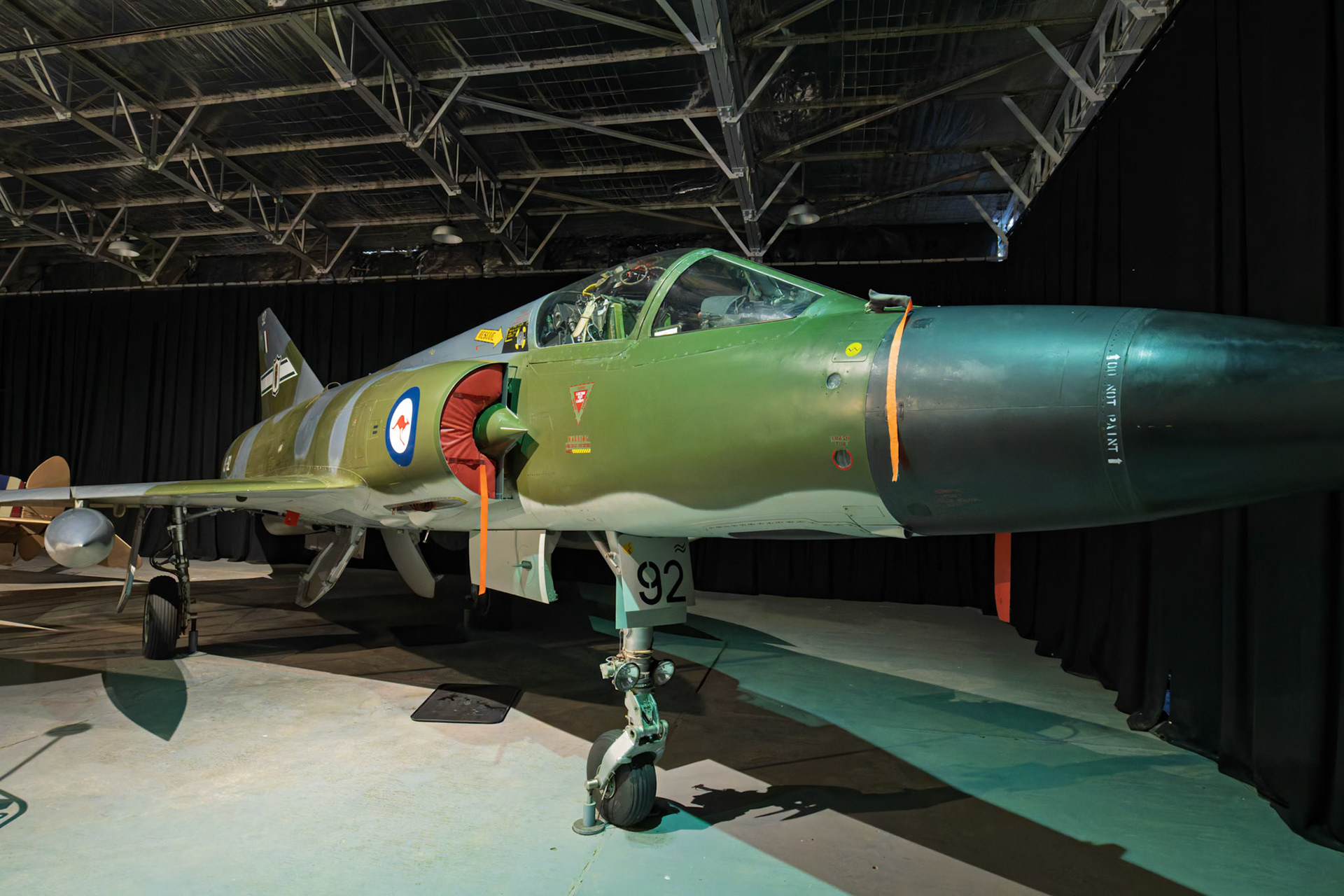 Dassault GAF Mirage IIIO at the RAAF Museum Point Cook in Victoria, Australia