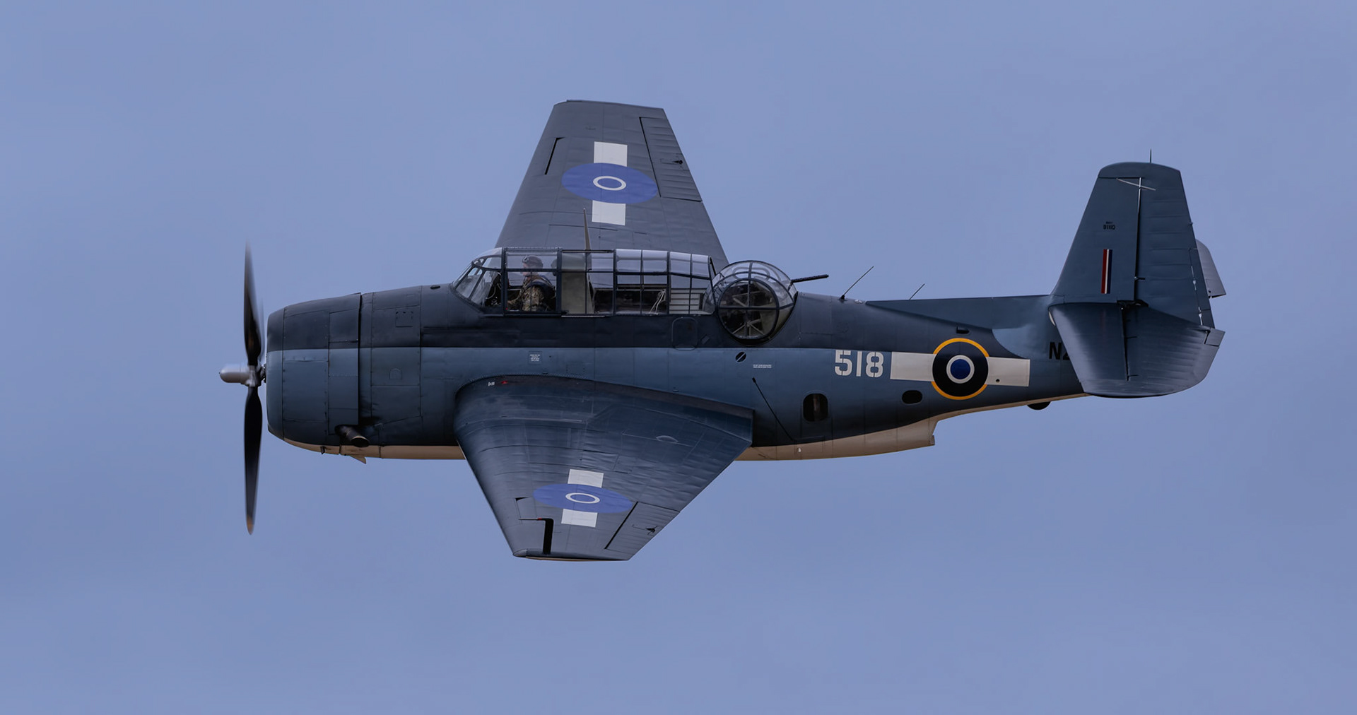 Grumman TBM-3E Avenger [ZK-TBE] on display at Warbirds over Wanaka, New Zealand