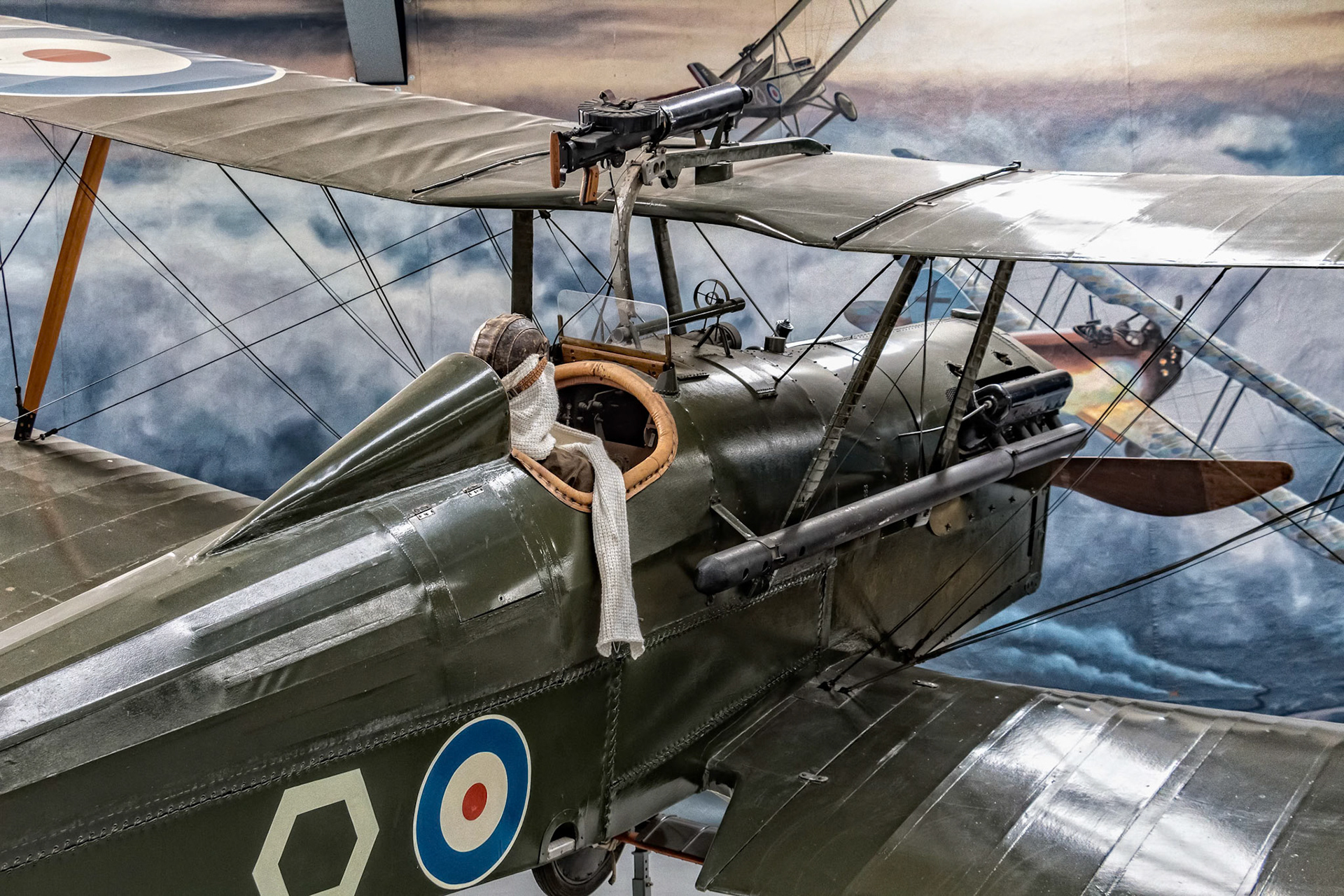 SE5 Replica on display at Warbirds and Wheels in Wanaka, New Zealand