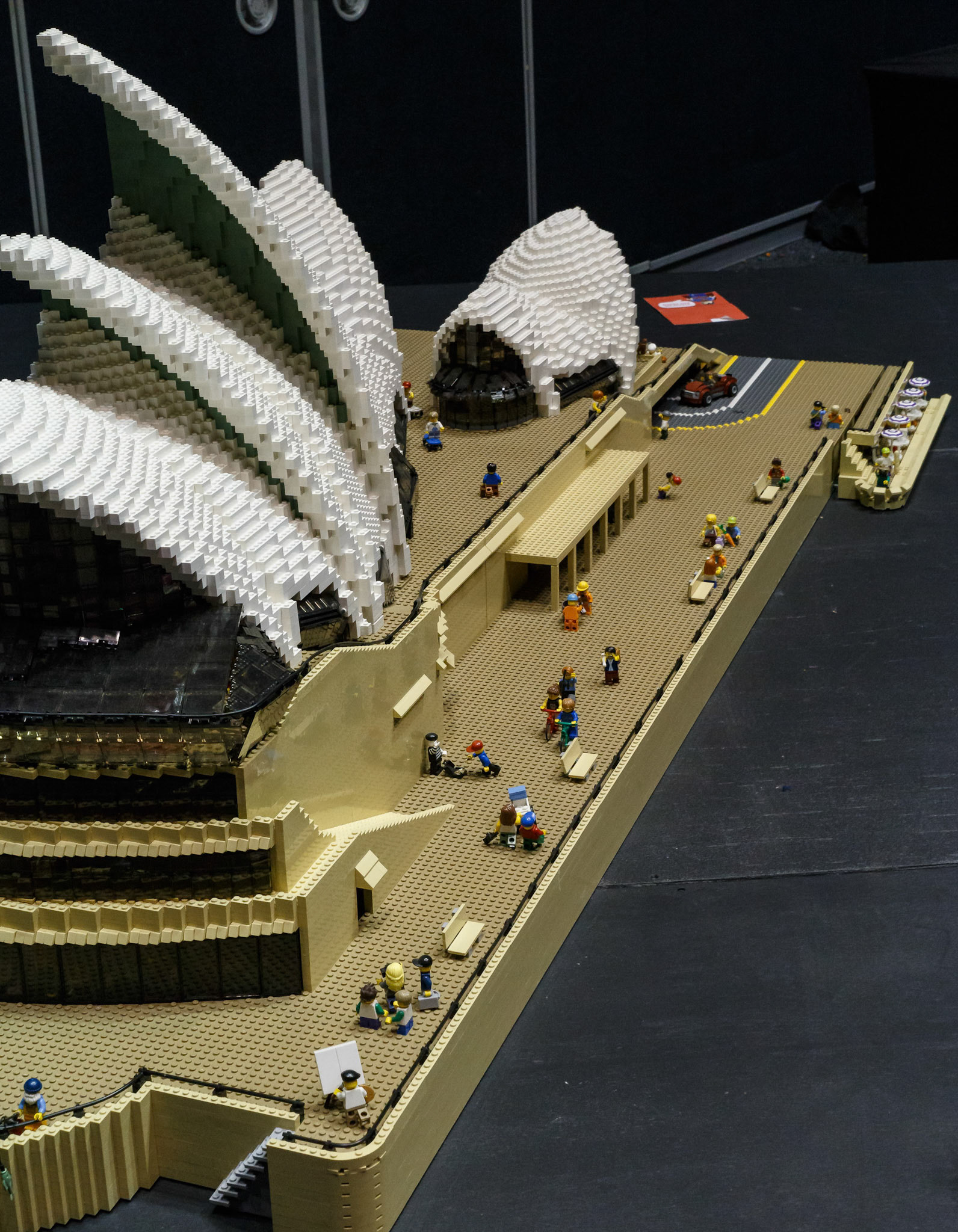 Sydney Opera House Lego Creation at the Brickman Experience at the Gold Coast, Australia