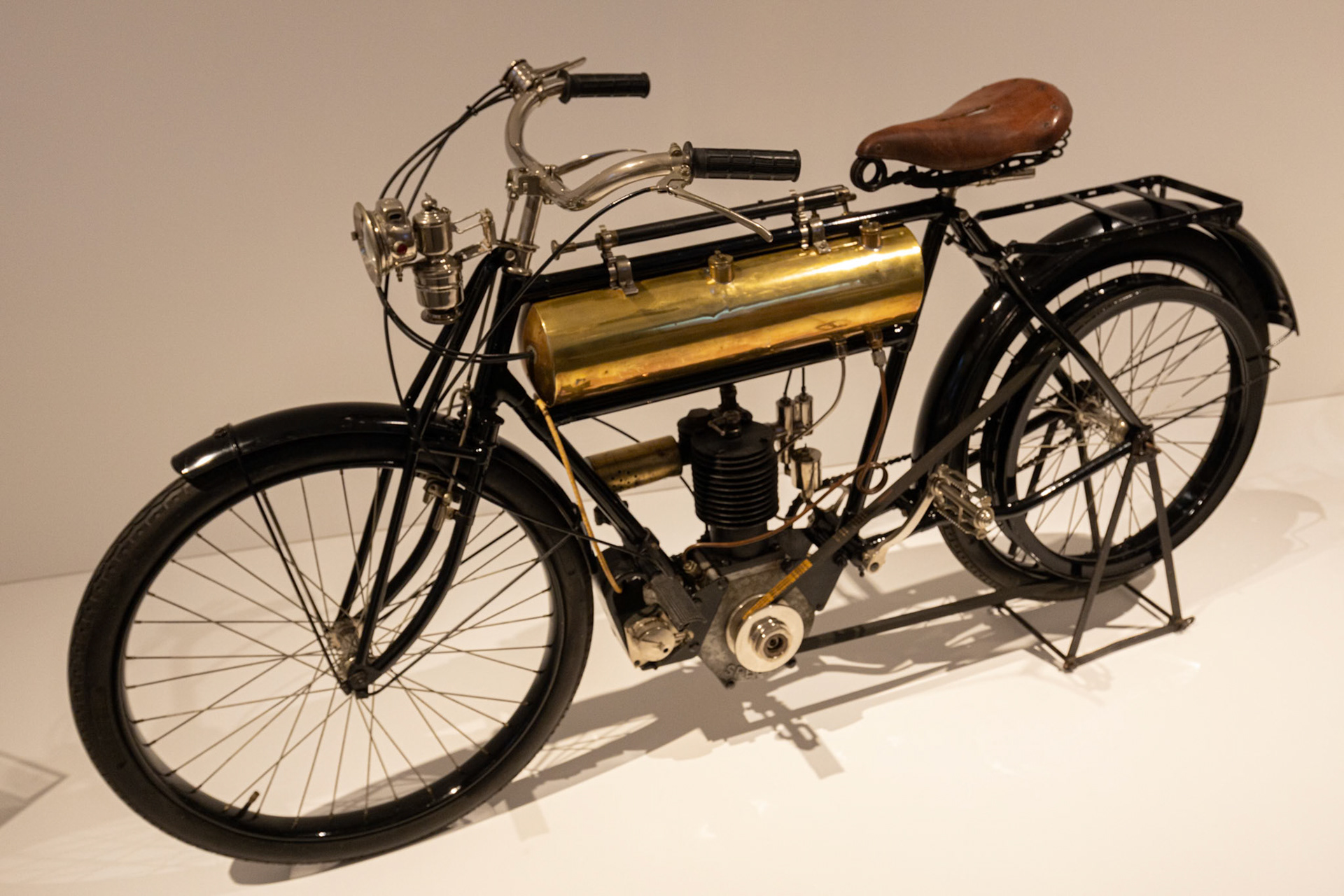 1906 Spencer in the Exhibition The MotorCycle at GOMA in Brisbane, Australia