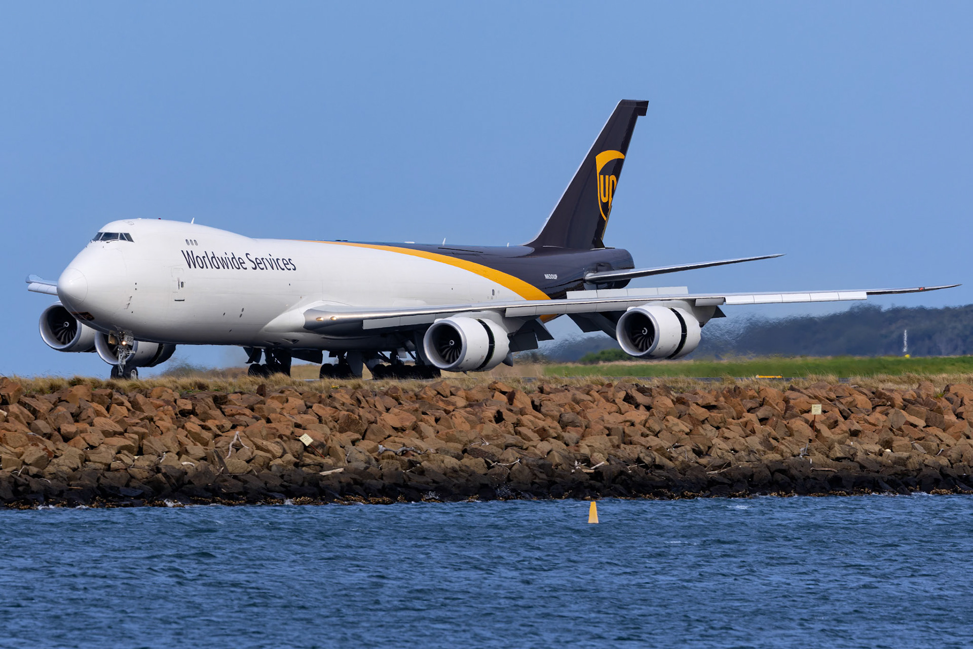 UPS Boeing 747-8F [N630UP] Arriving from Honolulu from The Beach, Sydney Airport, Australia