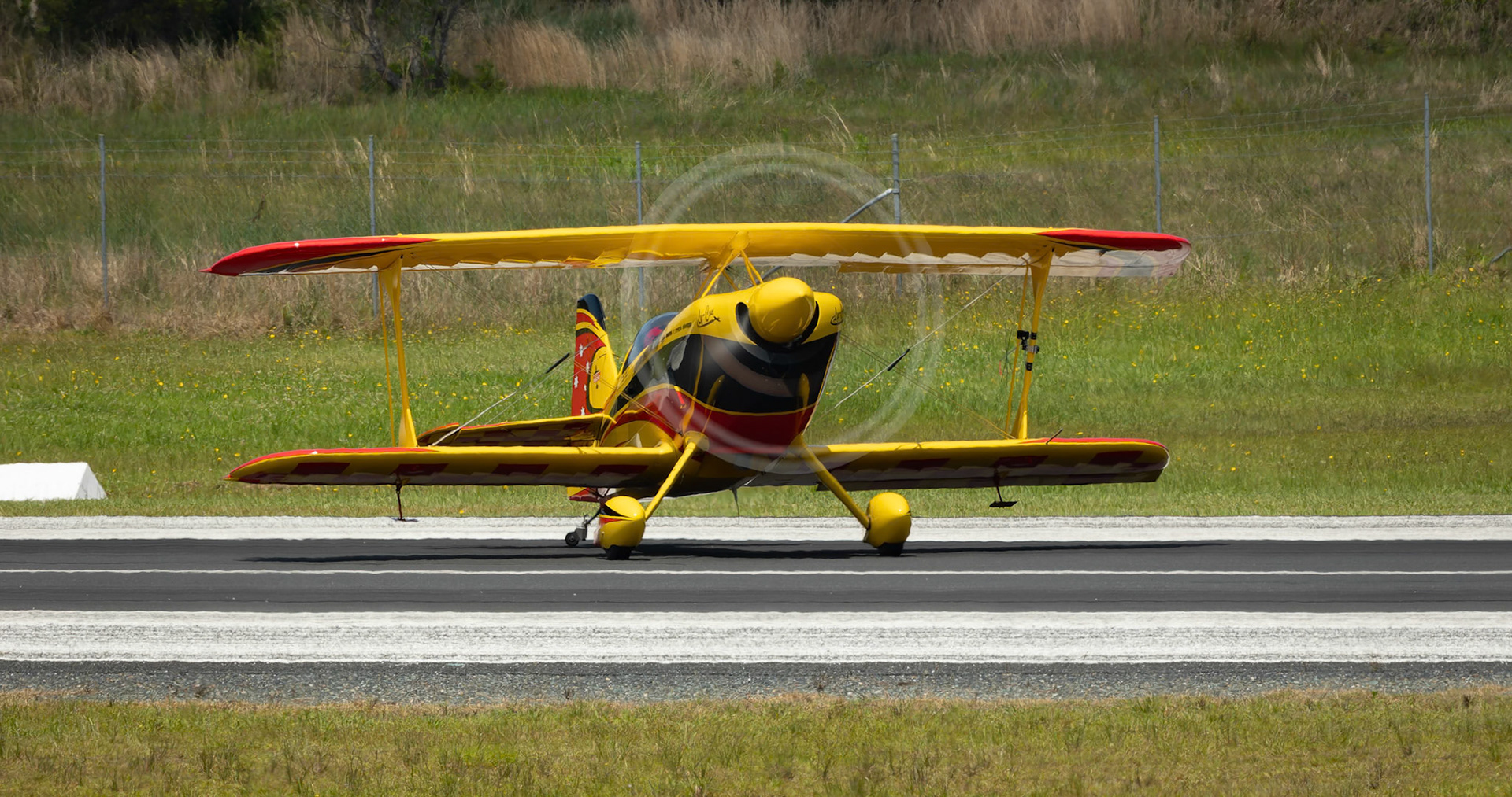 Paul Bennet in the Sky Aces formation Display at the Barrington Coast Airshow in Taree, New South Wales, Australia. 9th of November, 2024