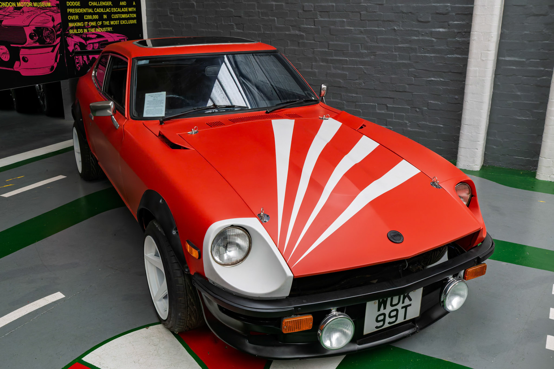 1975 Datsun Fairlady 280Z at the London Motor Museum, England