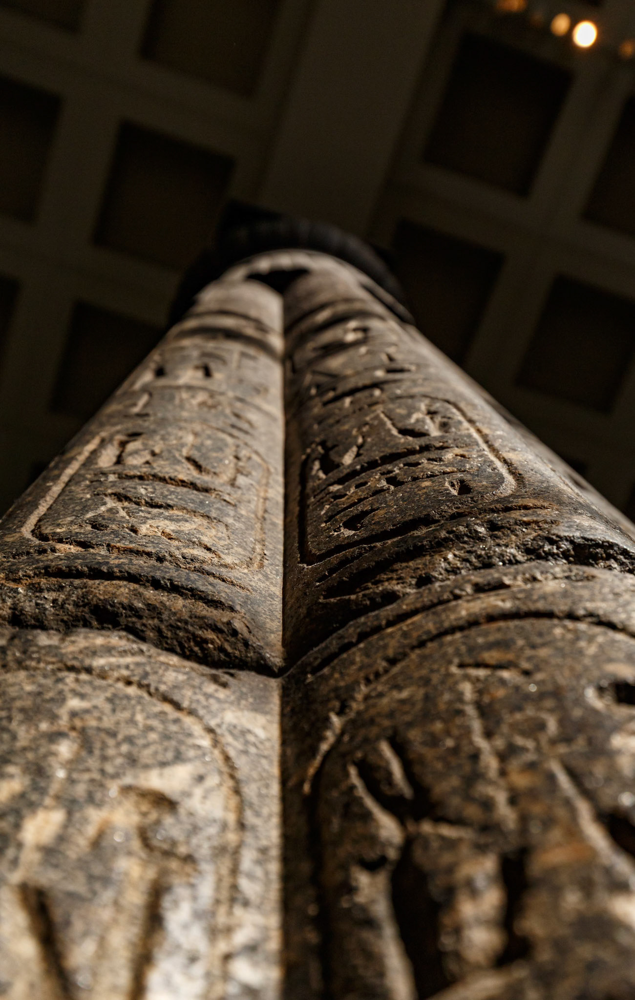 Inside the British Museum in London, England