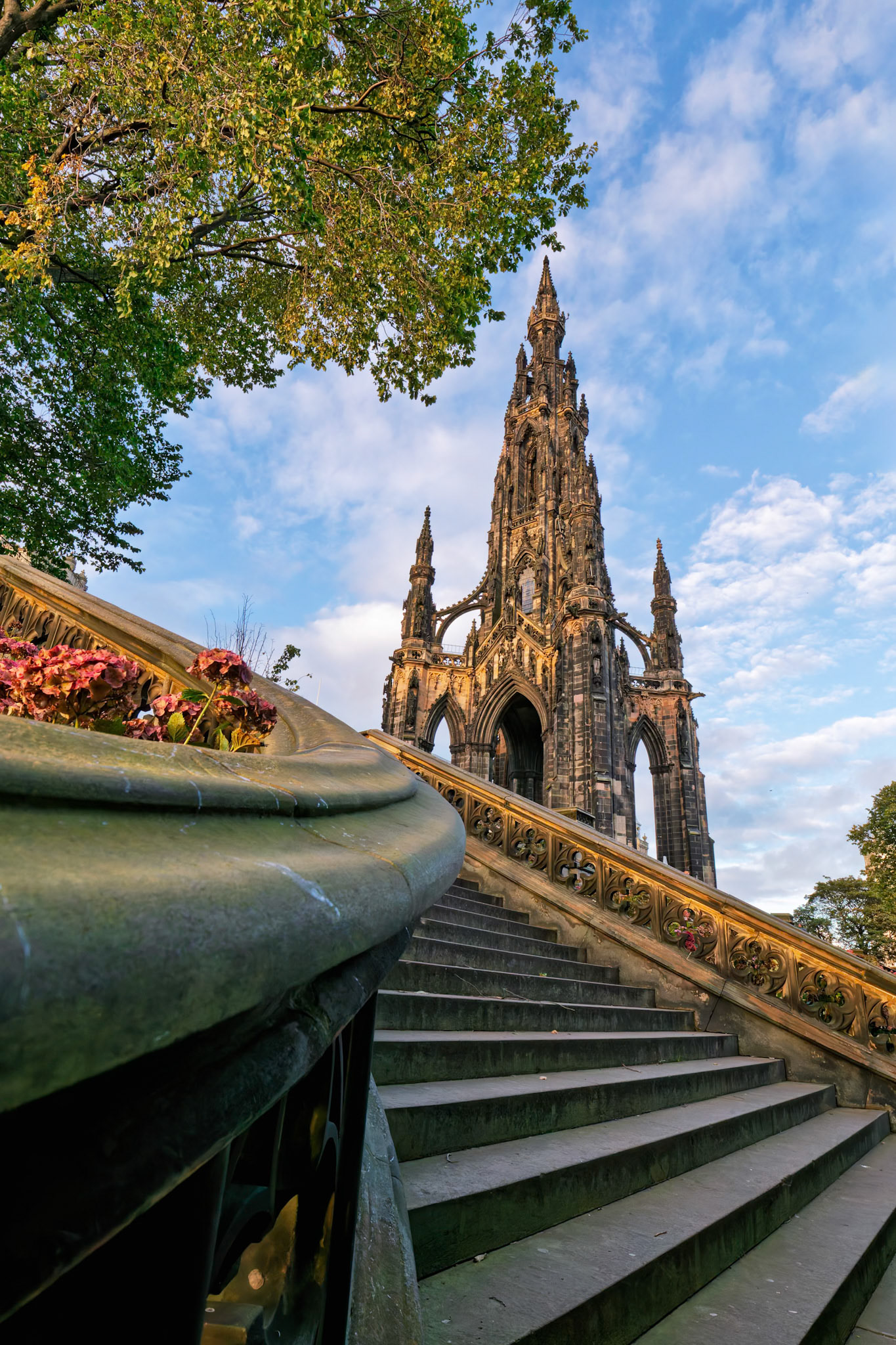The Scot Monument in Edinburgh, Scotland