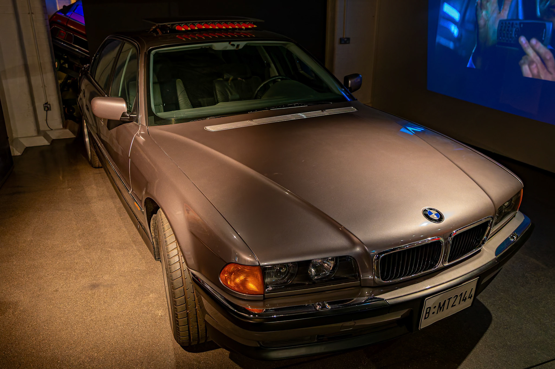 BMW 750iL from "Tomorrow Never Dies", Bond in Motion in London, England