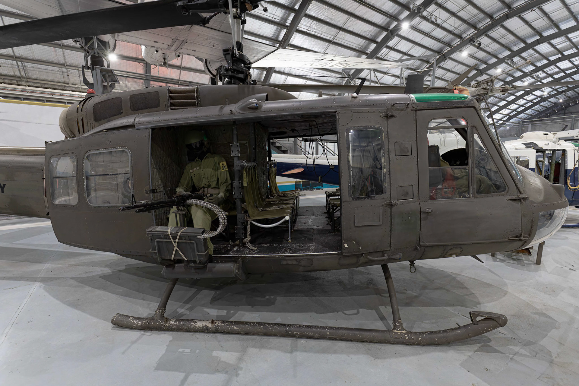 Bell Uh-1H Iroquois on display at the Fleet Air Arm Museum - HMAS Albatross in Nowra Hill, New South Wales, Australia