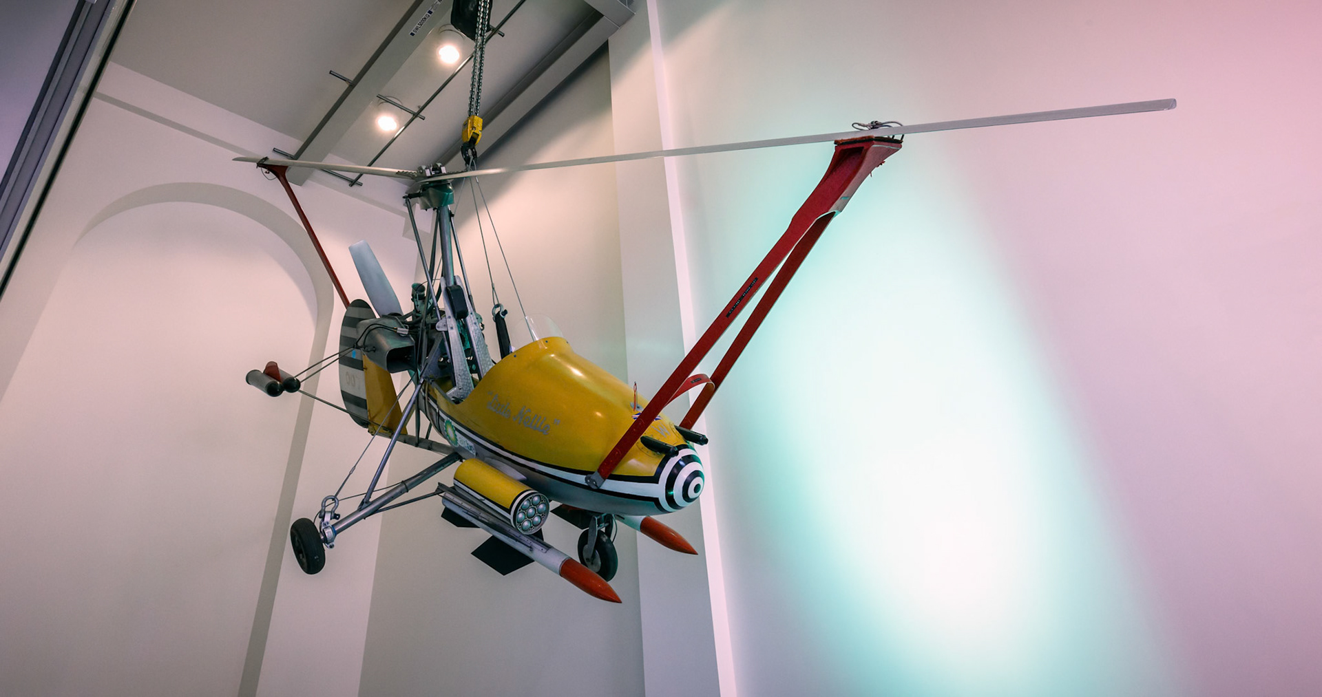 Little Nellie from "You Only Live Twice", Bond in Motion in London, England