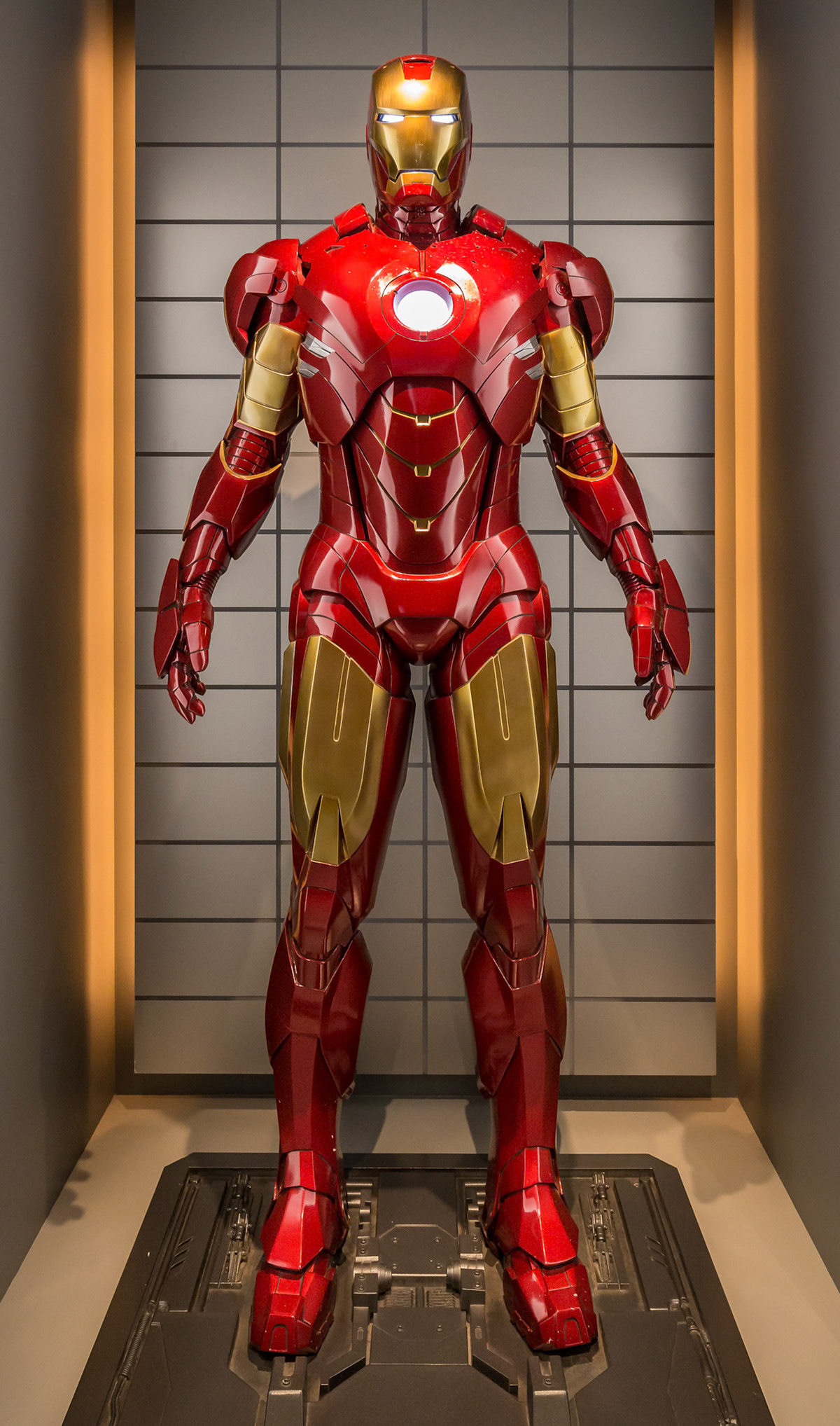 IronMan custome display at GOMA for the Marvel Exhibition, Brisbane