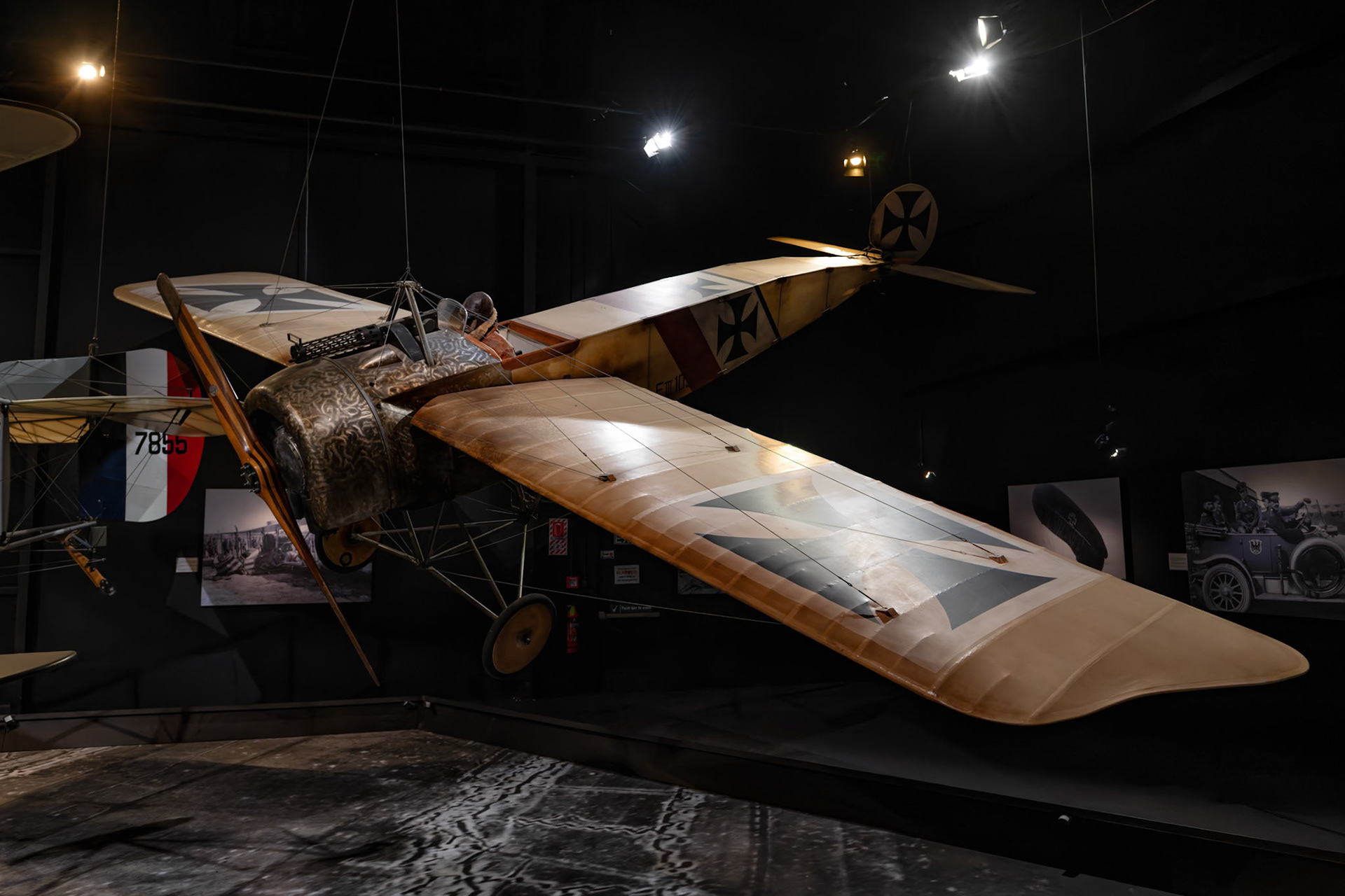 Fokker E.III Eindecker at Omaka Aviation Heritage Centre in Blenheim, New Zealand