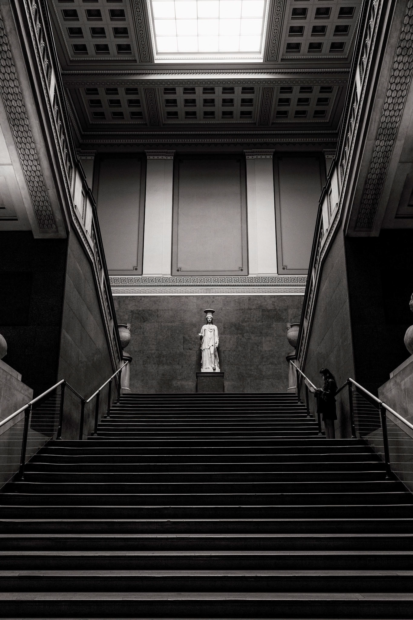 Inside the British Museum in London, England