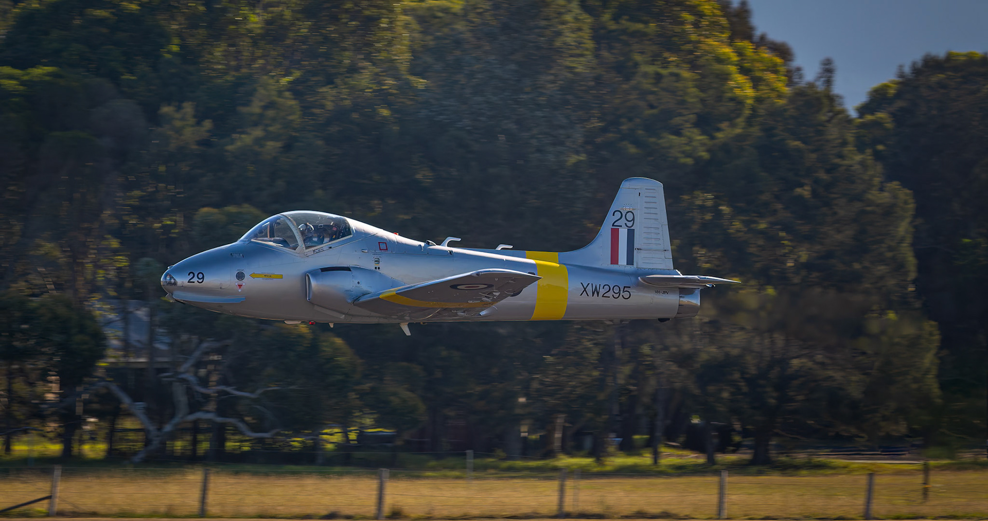 BAC Jet Provost T.5A on show at Wings Over Illawarra 2018, Illawarra Regional Airport, Albion Park Rail, New South Wales, Australia