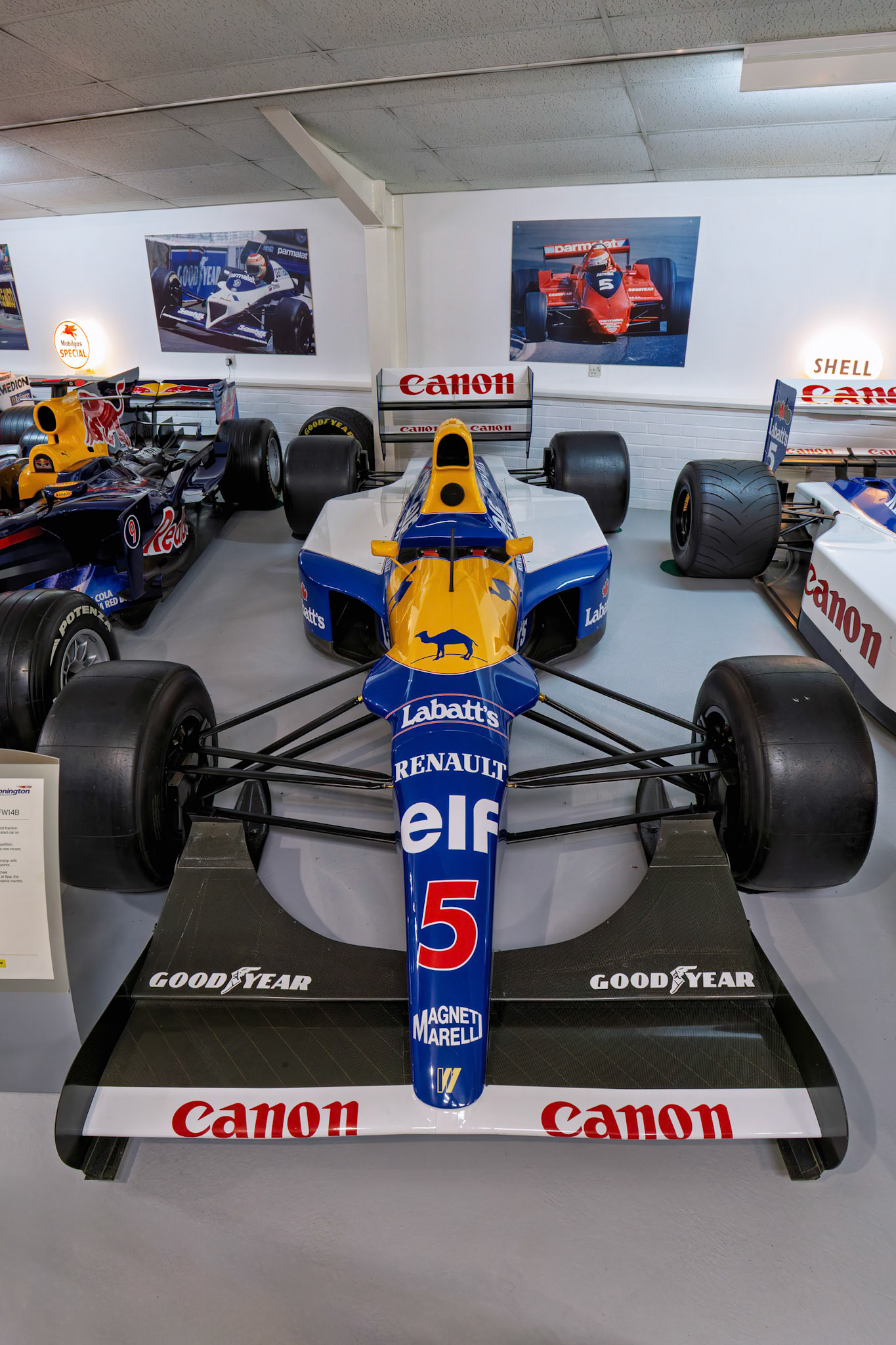1992 Williams FW14B Formula 1 car at Donington Park Museum, England