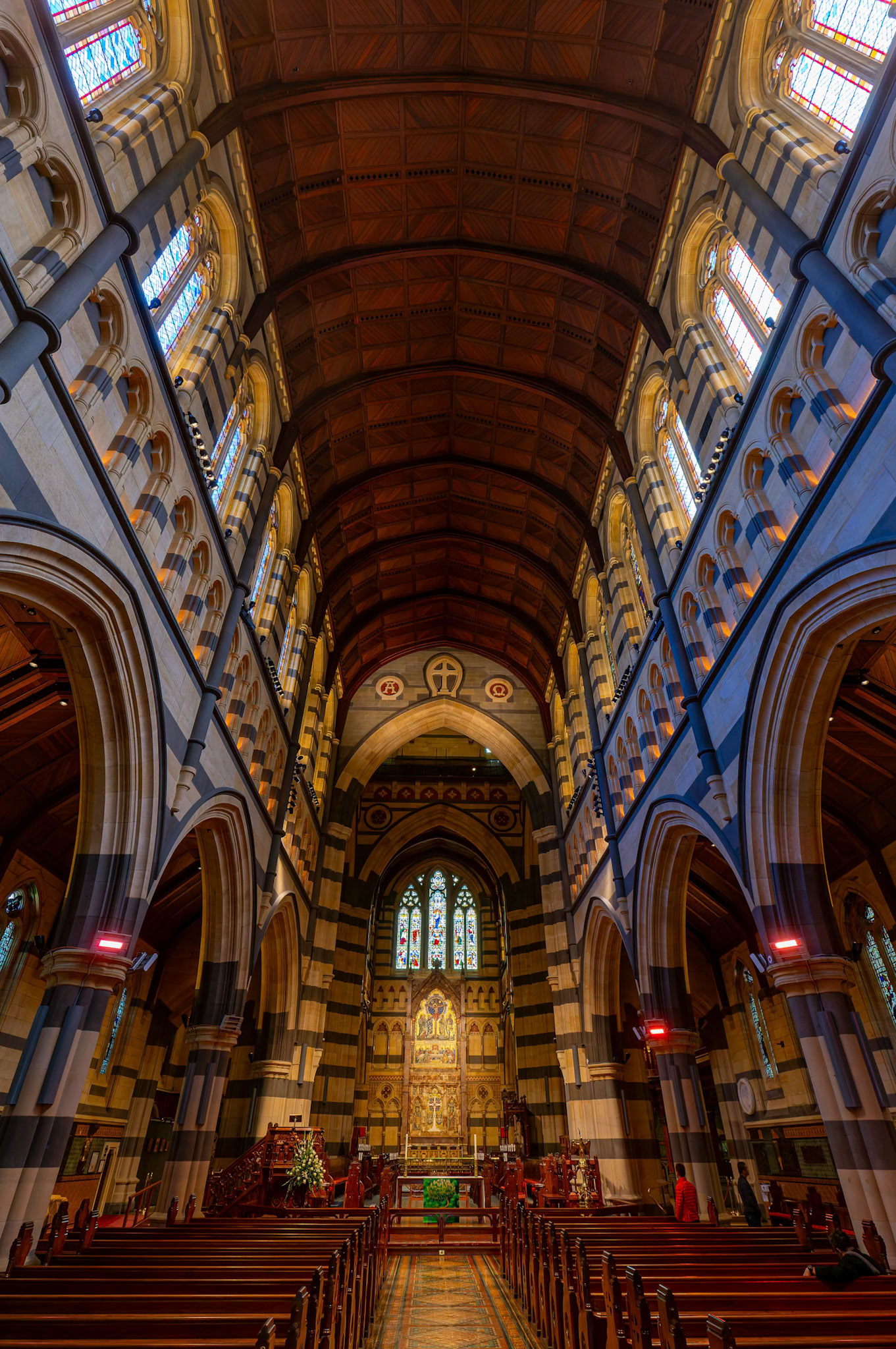 Inside St Paul's Cathedral in Melbourne, Australia