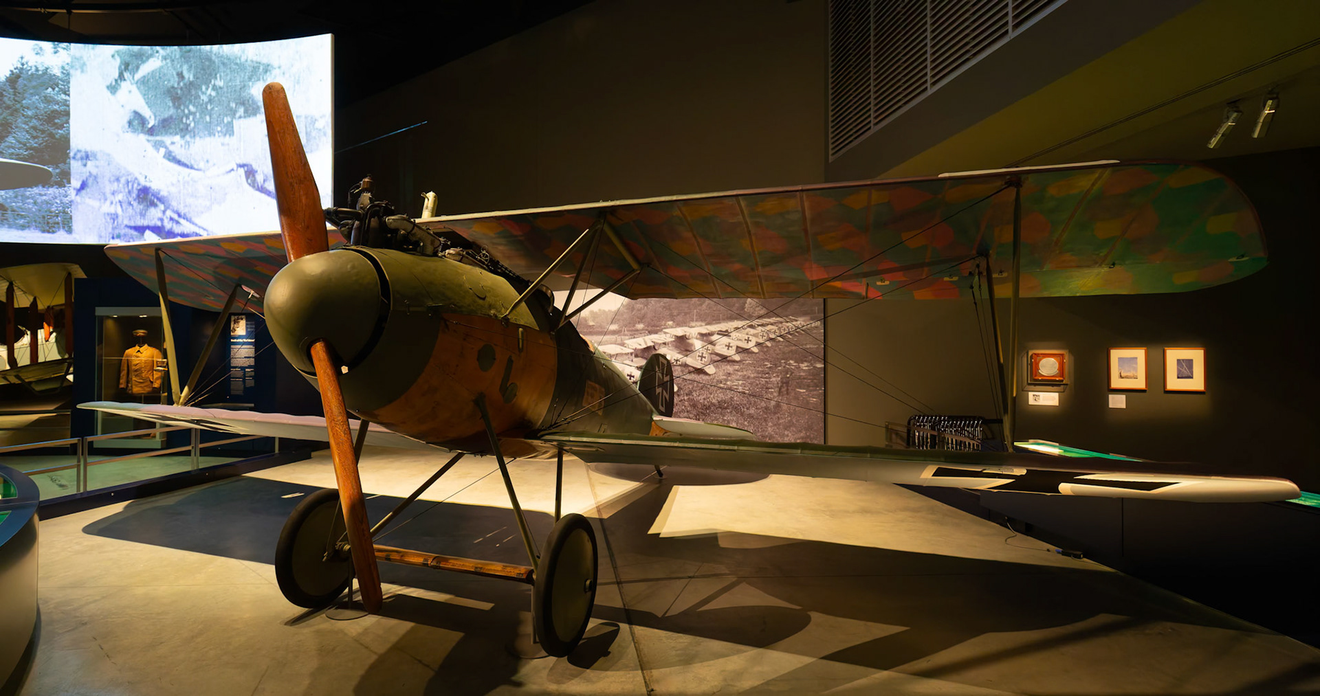 Albatros D Va on display at the Australia War Memorial in Canberra, Australia