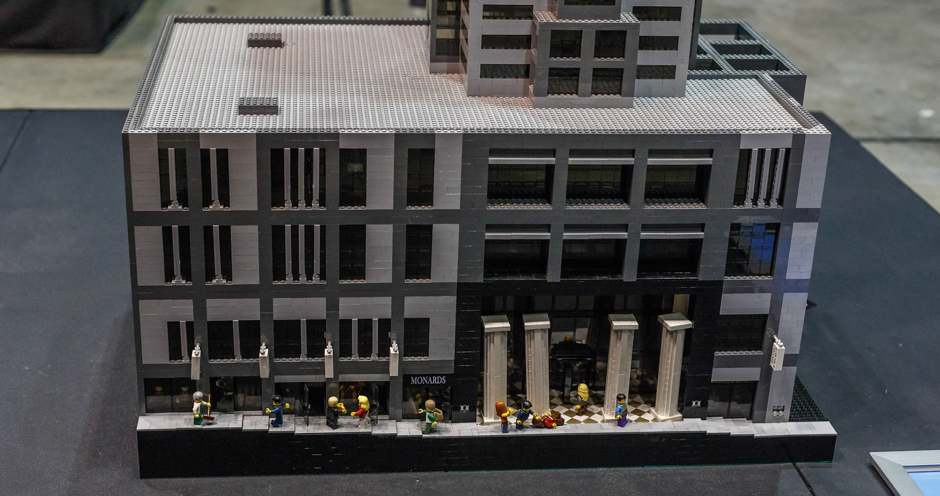 101 Collins Street Lego Creation at the Brickman Experience at the Gold Coast, Australia