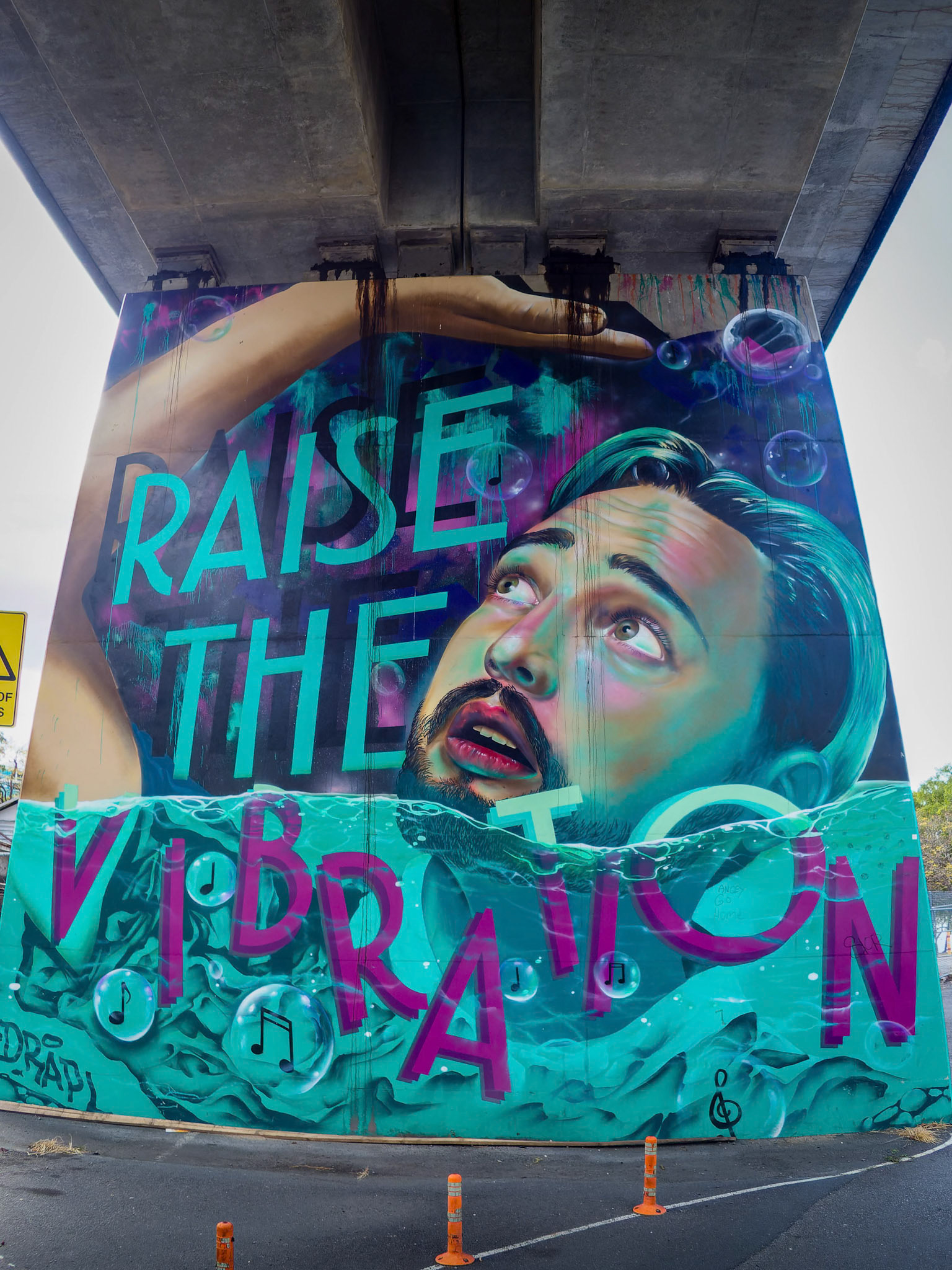 Street Art at South Brisbane in Brisbane, Australia