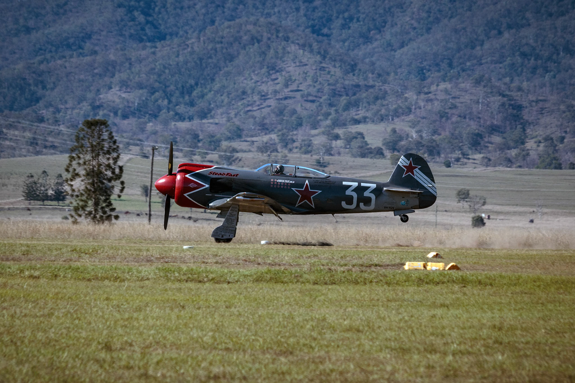 Yak-3 at the Brisbane Valley Airshow 2016